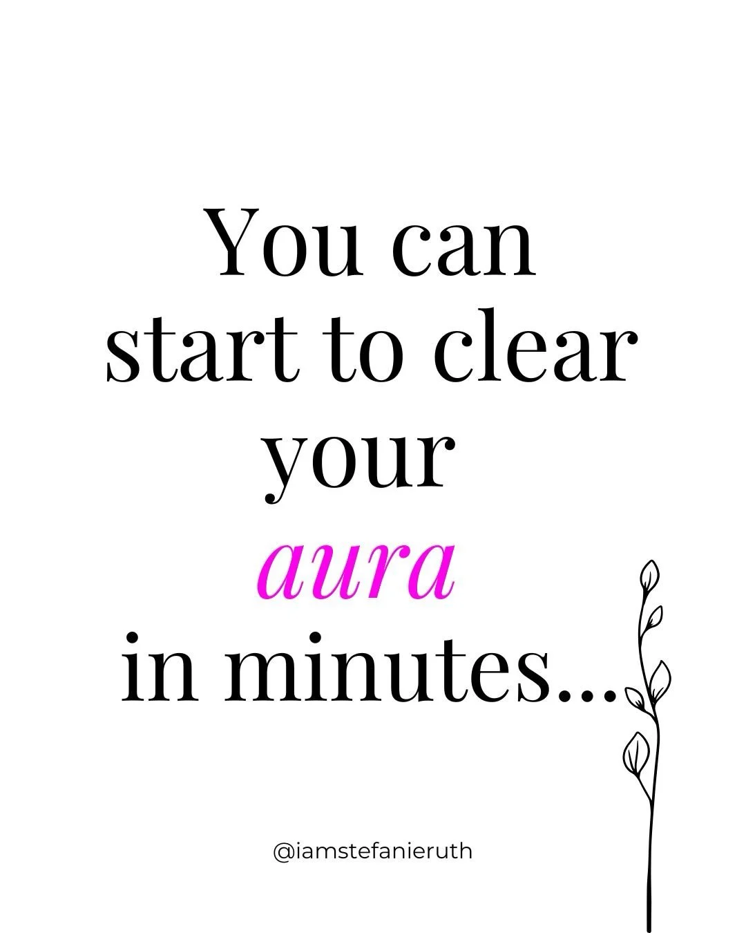 If you&rsquo;ve been feeling drained, heavy, or like you&rsquo;re not fully yourself&hellip; your energy may be asking for a reset.

Your aura holds everything you move through&mdash;stress, emotions, environments, even other people&rsquo;s energy.

