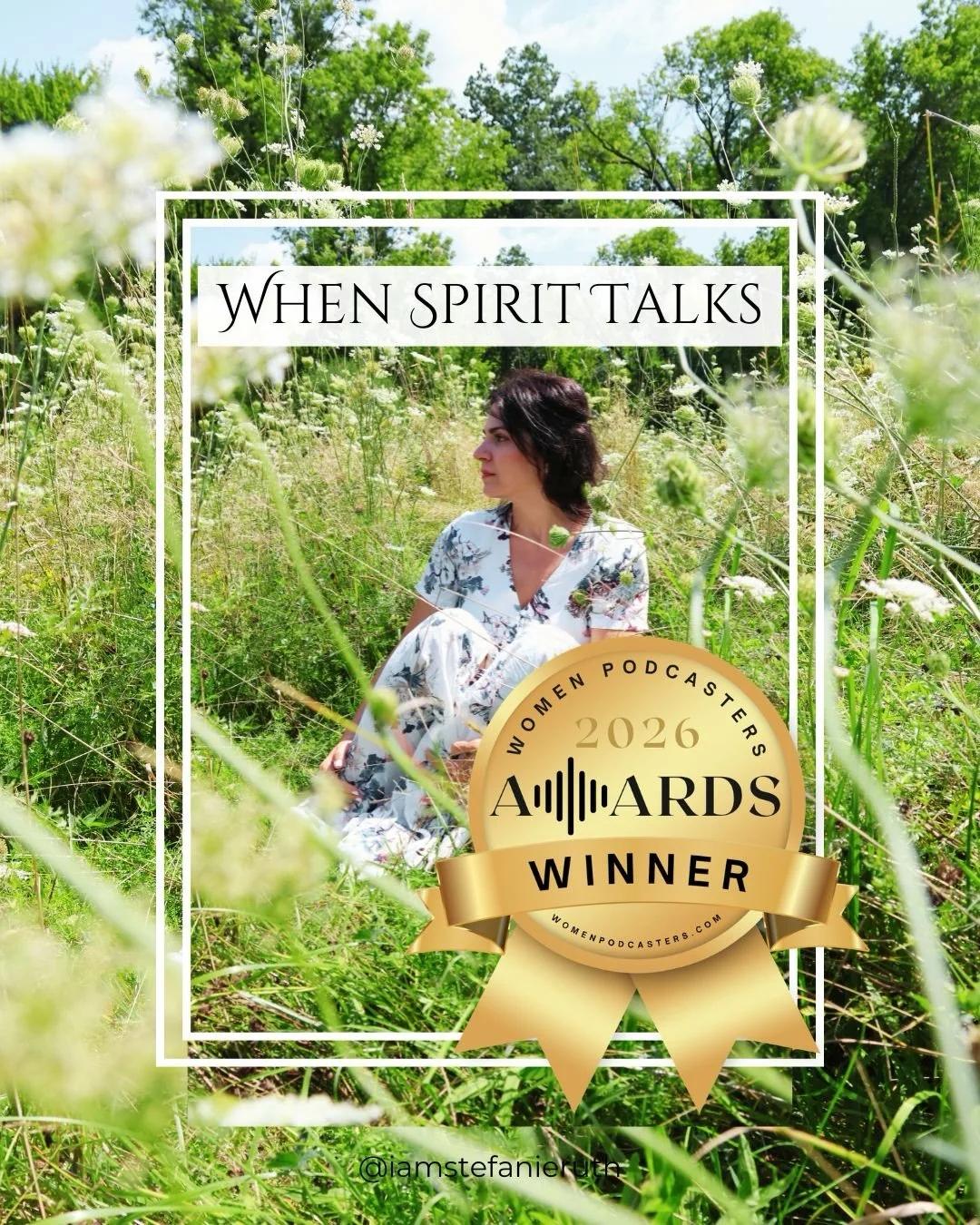 *PINCH ME* WE WON! 🏆🎙️ My spiritual podcast, When Spirit Talks has officially won a 2026 Women Podcasters podcast award &mdash; Best Inspiration &amp; Motivation Podcast!

I shared the news in my Reel with a message for everyone yesterday, but I wa