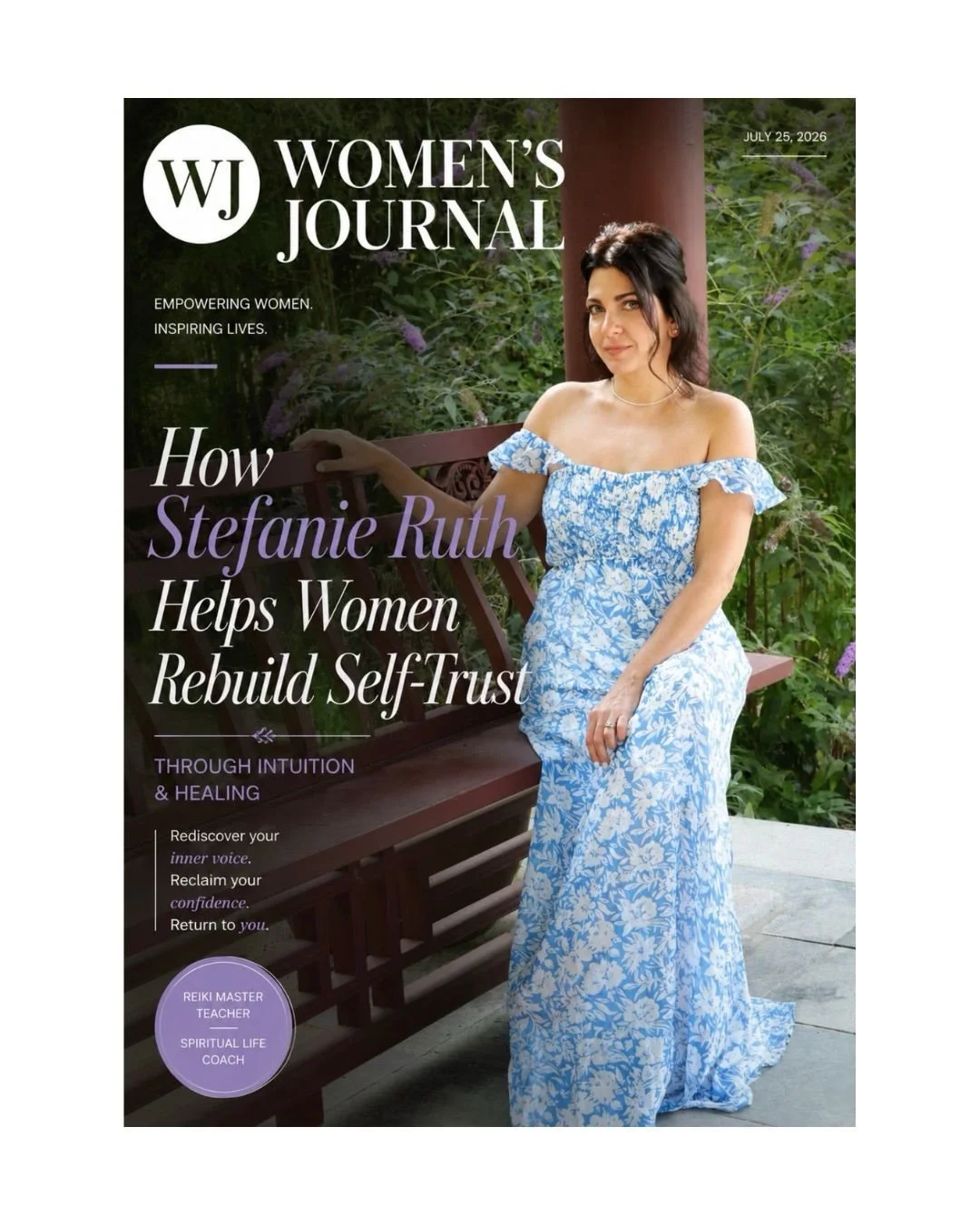 ✨I&rsquo;m honored to be featured in Women&rsquo;s Journal sharing my work&mdash;  guiding women back to their own inner wisdom, intuition, and energetic alignment.

Your intuition is your connection to your soul&rsquo;s guidance. When we create spac