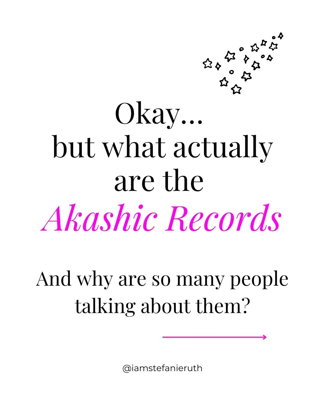 Okay, but seriously&hellip; the Akashic Records are SO much more than just &ldquo;looking into your past.&rdquo;

They can be a beautiful tool for exploring your soul&rsquo;s story, understanding repeating patterns, relationships, past lives, soul gi