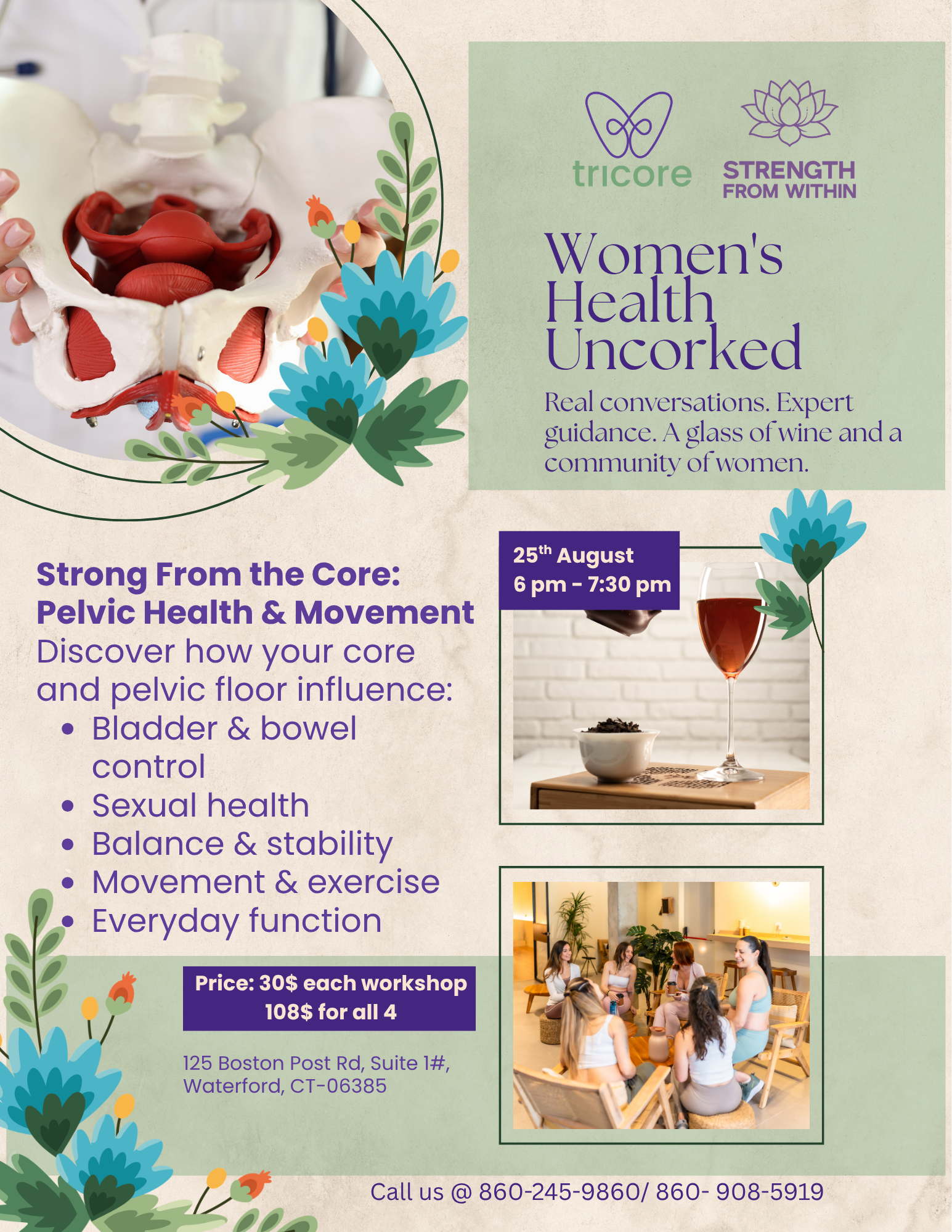 Women's Health Uncorked: Strong From the Core: Pelvic Health & Movement 8/25