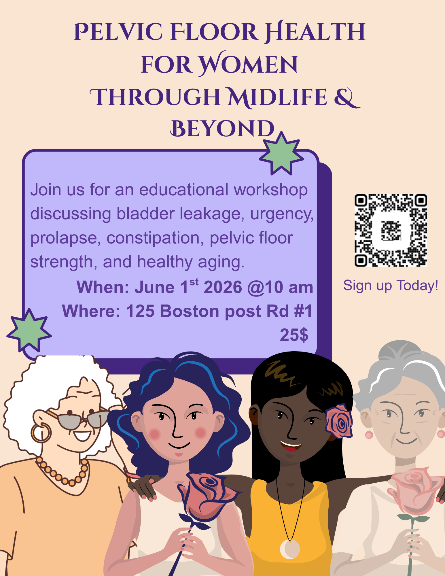 Pelvic Floor Workshop for Women in Midlife and beyond - 6/1