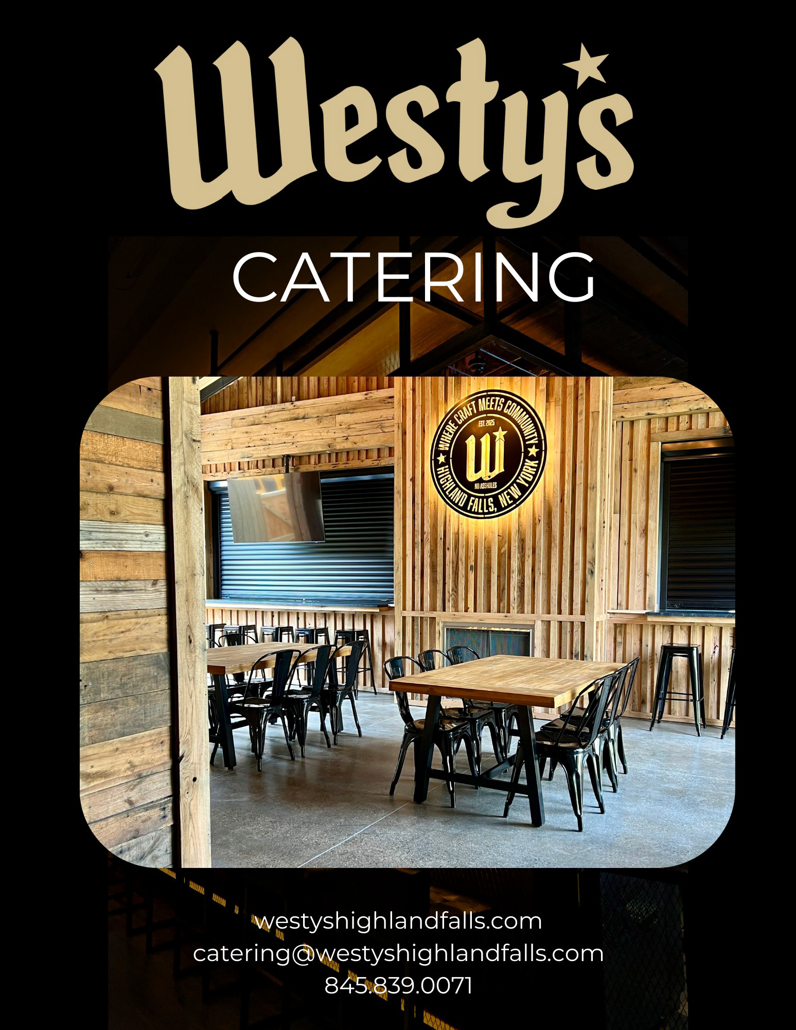 2026 Westys Catering Menu