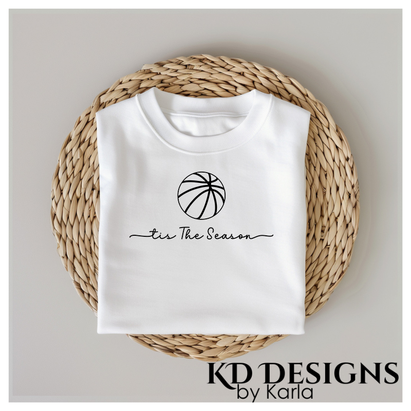 Gildan 5000 White basketball tis the season.png