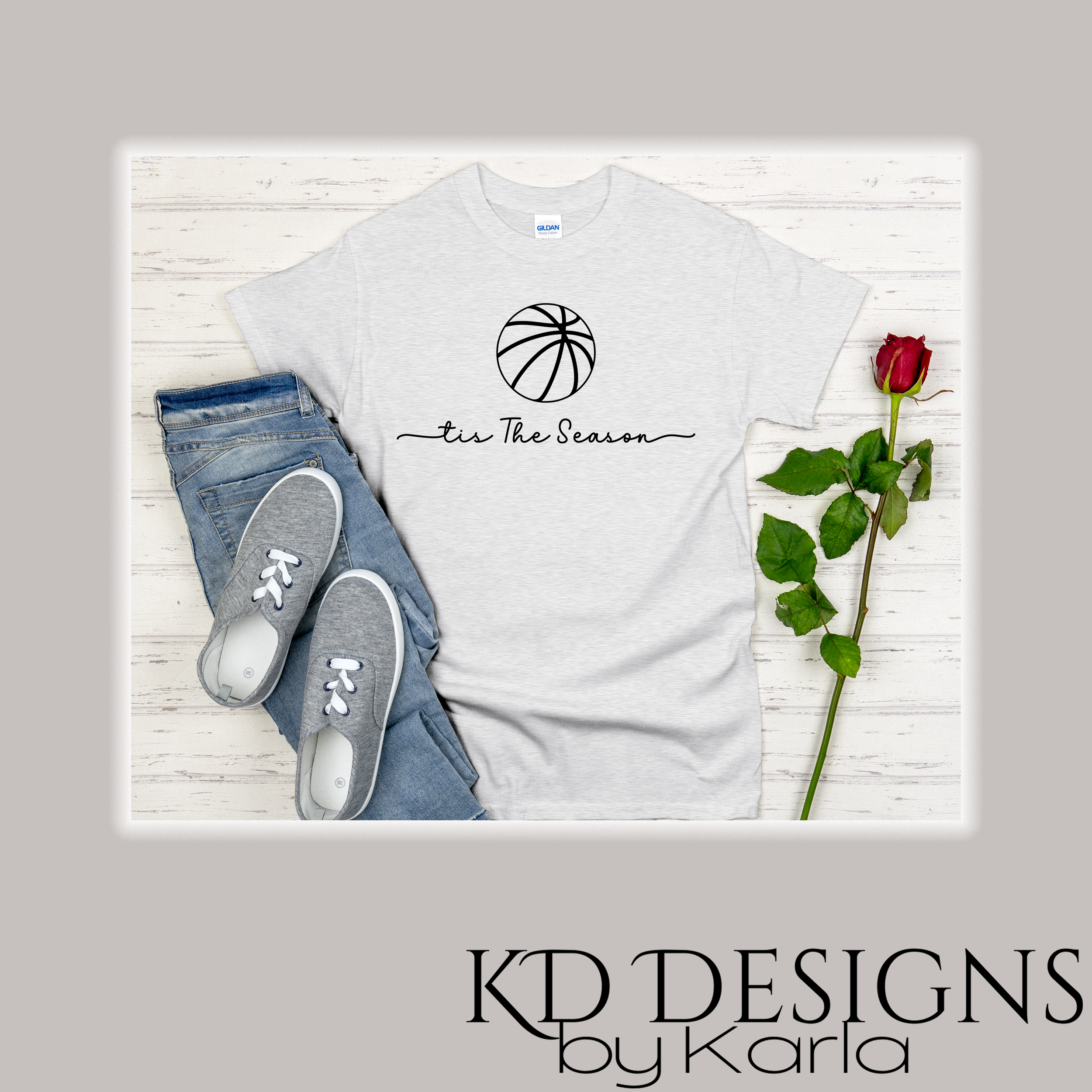 Gildan 5000 Ash basketball tis the season.png