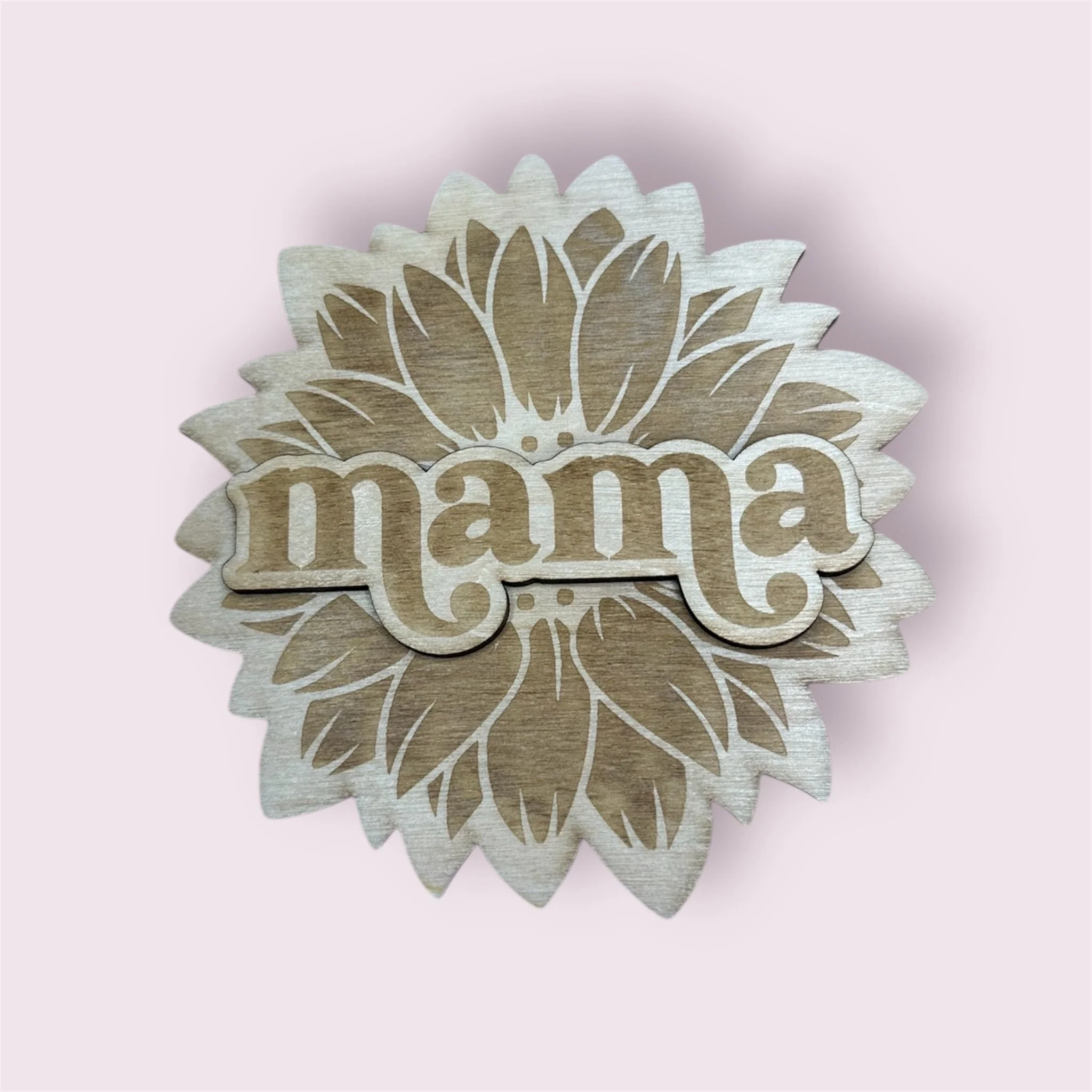 Mama Sunflower Visor Clip