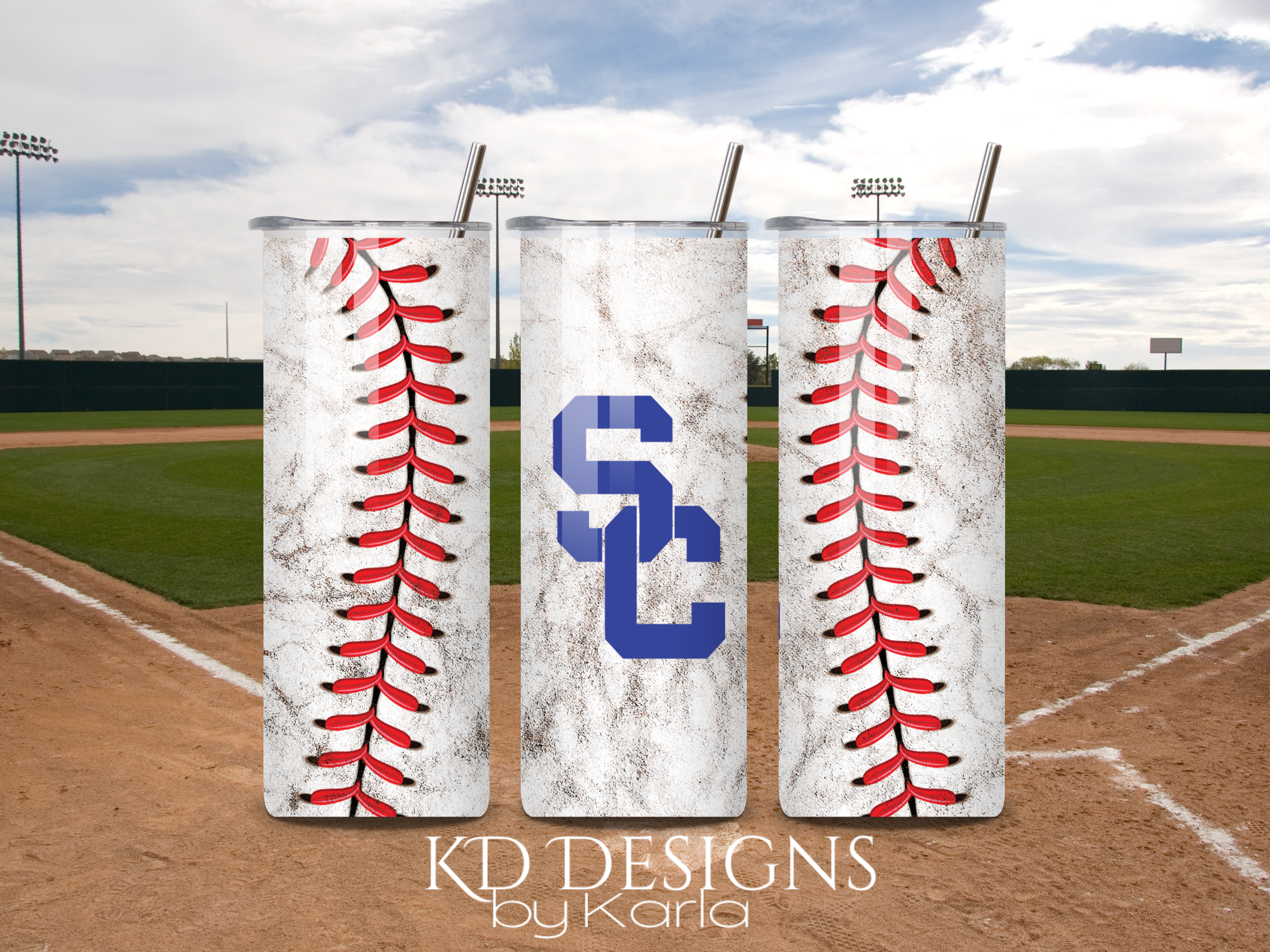 Baseball Star City Tumbler 20 Oz