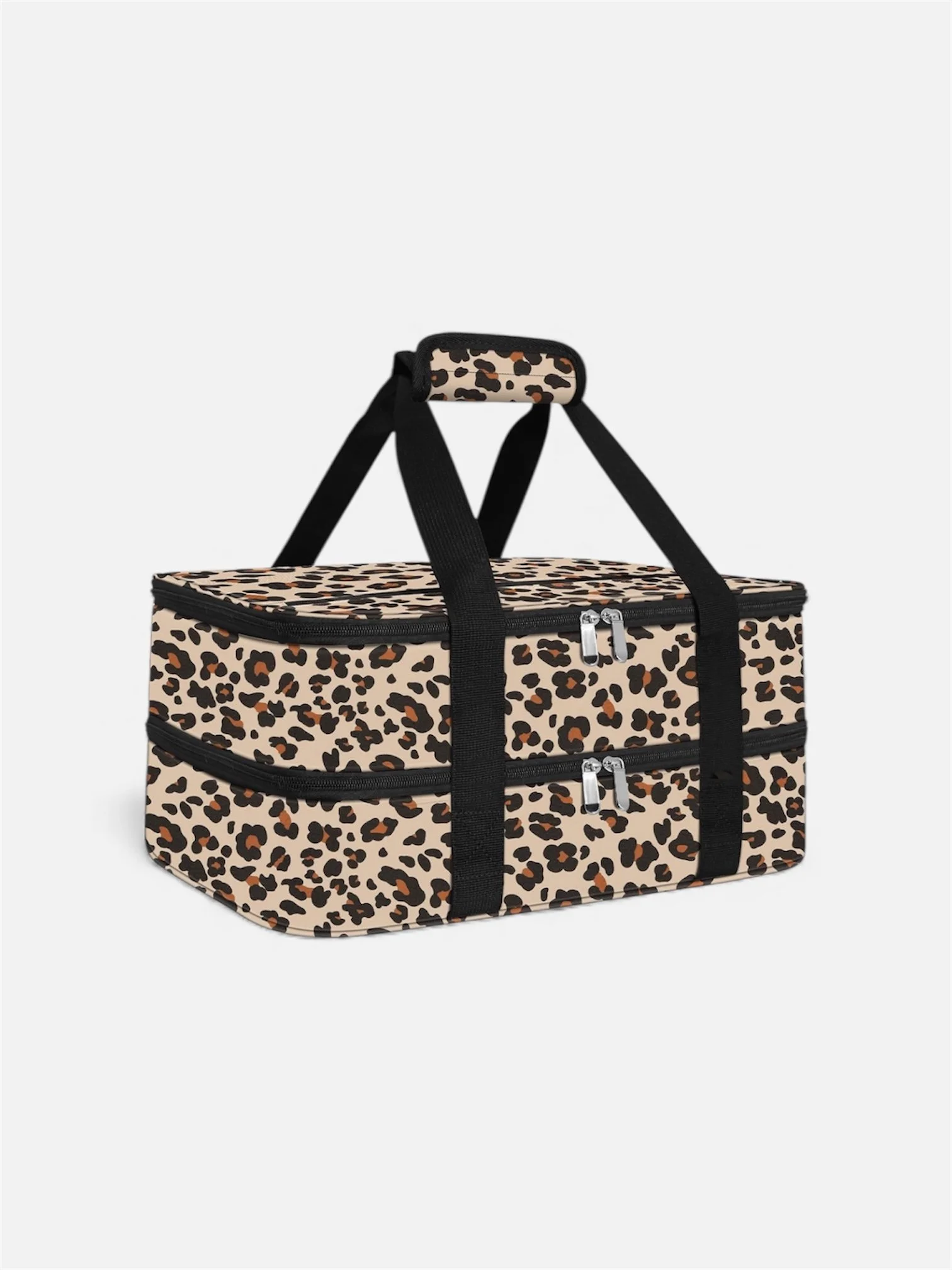 Personalized Leopard Insulated Casserole Carrier