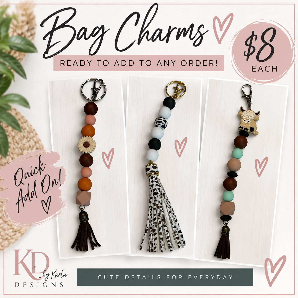 Chic Bag Charms Collection