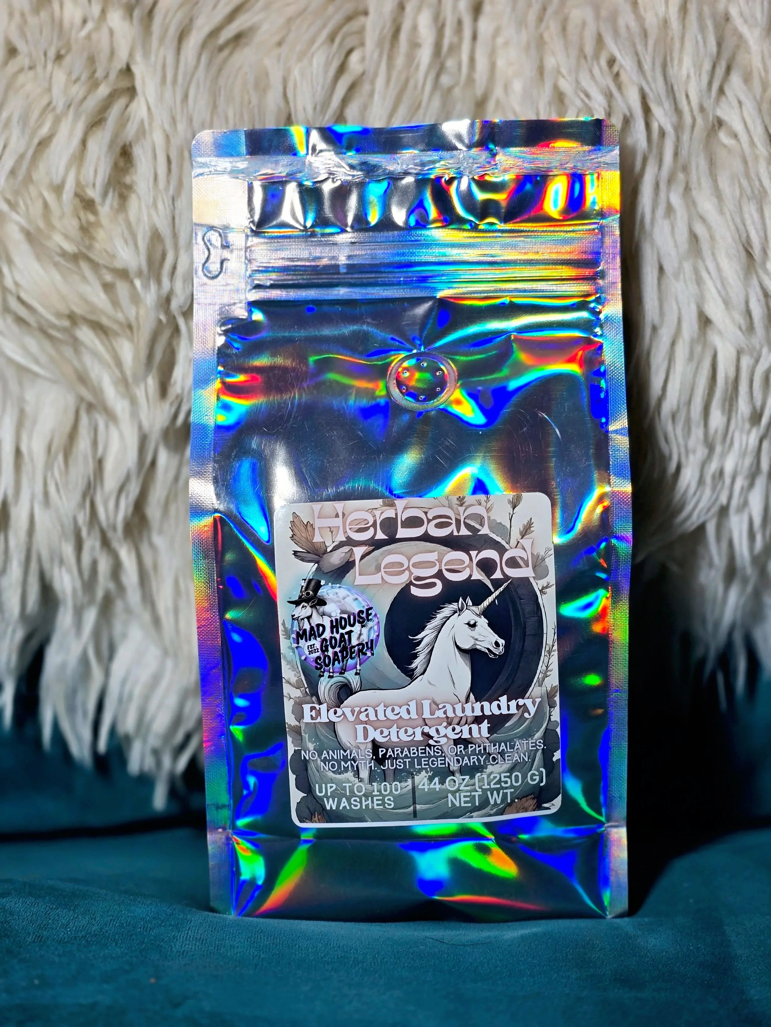 Herban Legend Vegan Laundry Powder - up to 100 Loads -- 2.75 lb  (1.25kg)