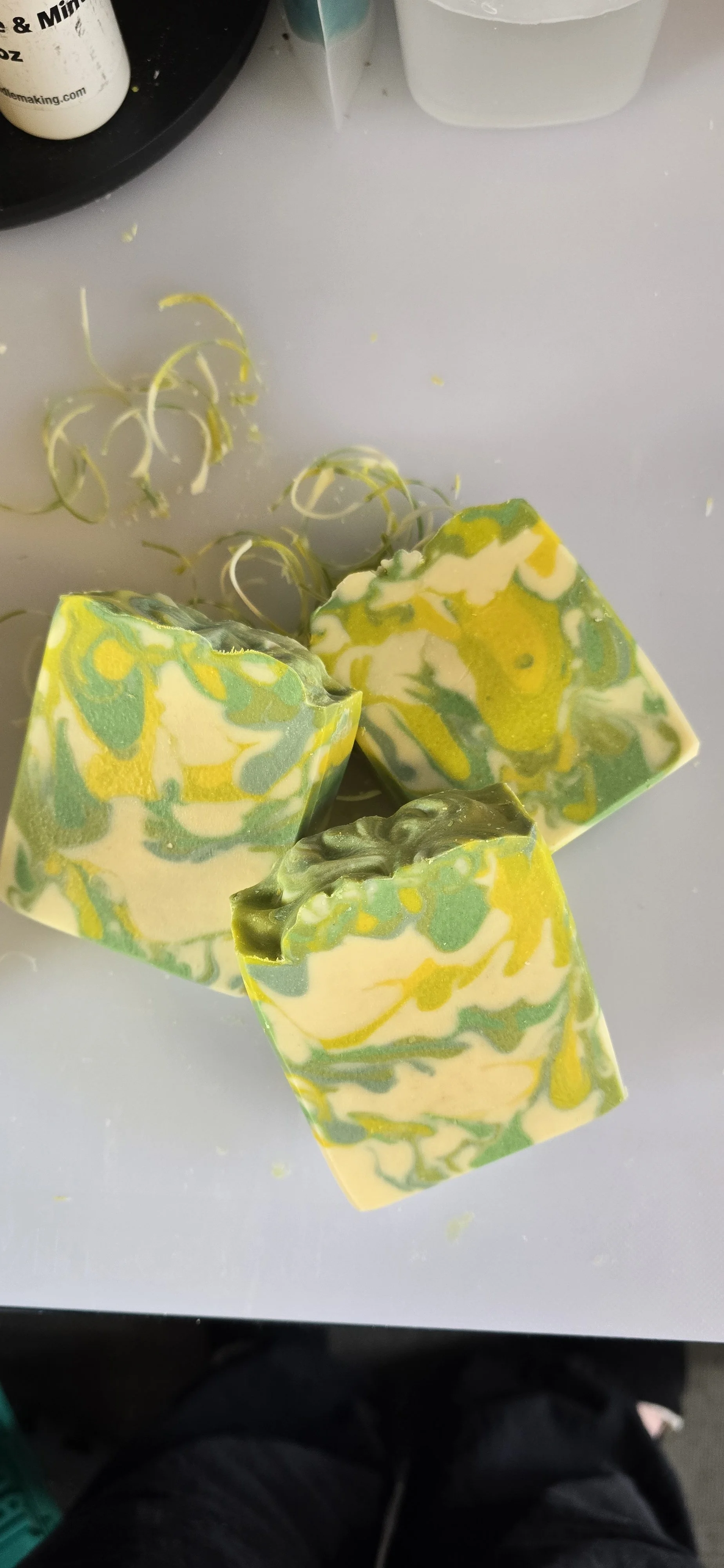 Goat Milk Soap – 3 GreenGoats (Gringos) | Basil, Sage & Mint | Luxury Handmade Soap