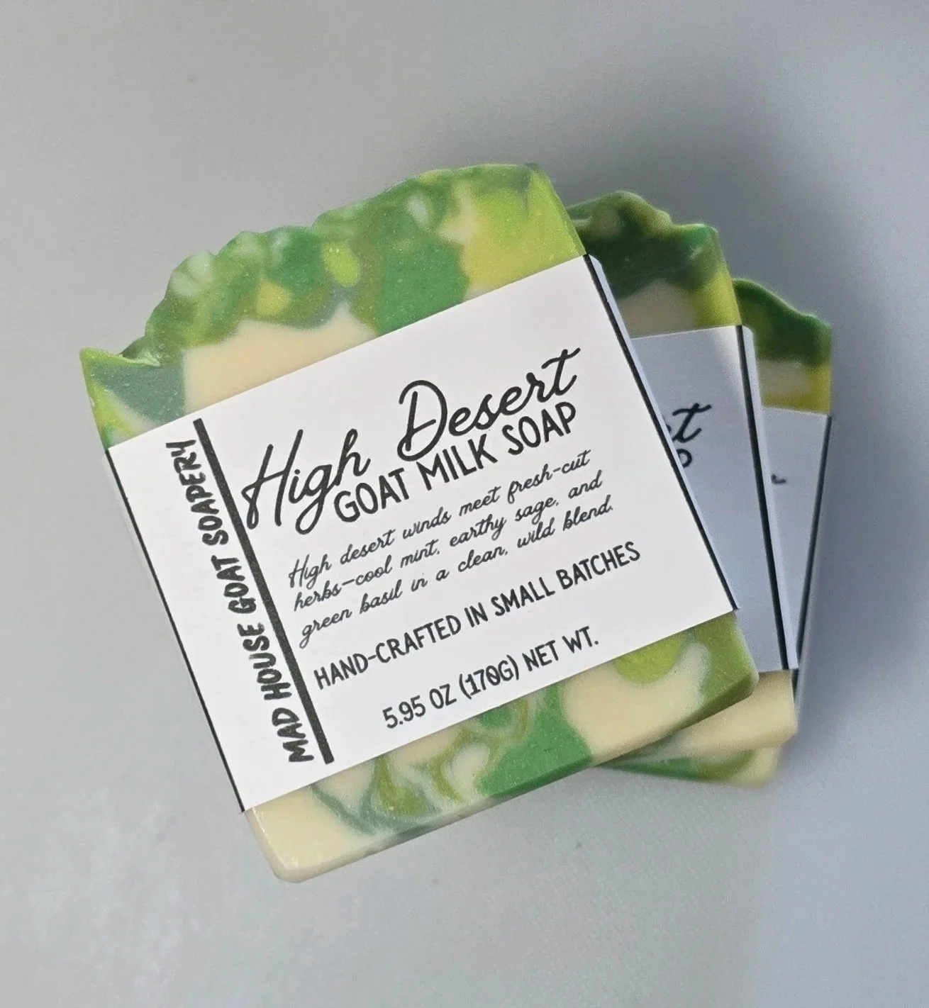 Goat Milk Soap – High Desert | Basil, Sage & Mint | Luxury Handmade Soap