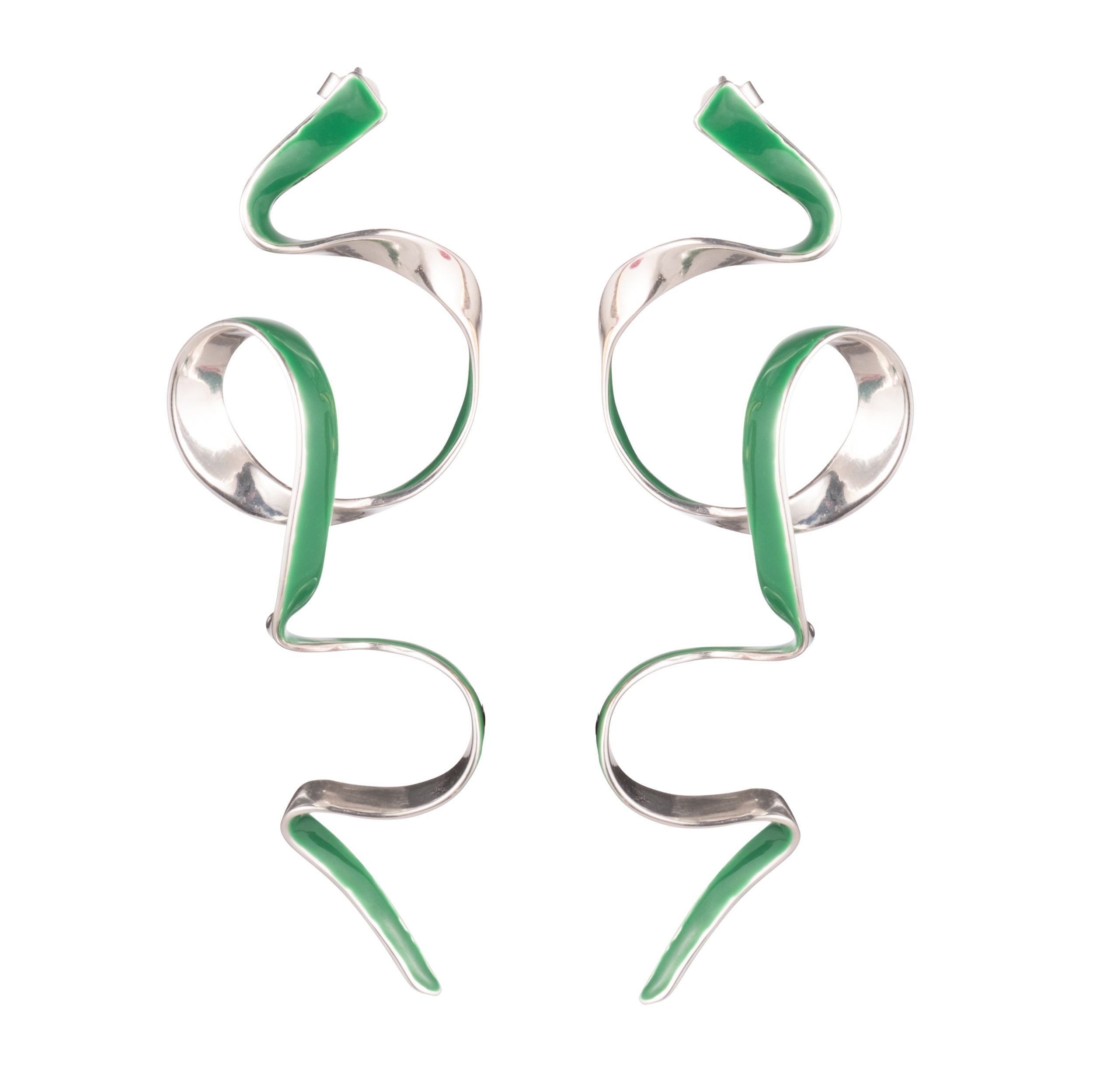 silver-green-enamel-ribbon-earring.jpg