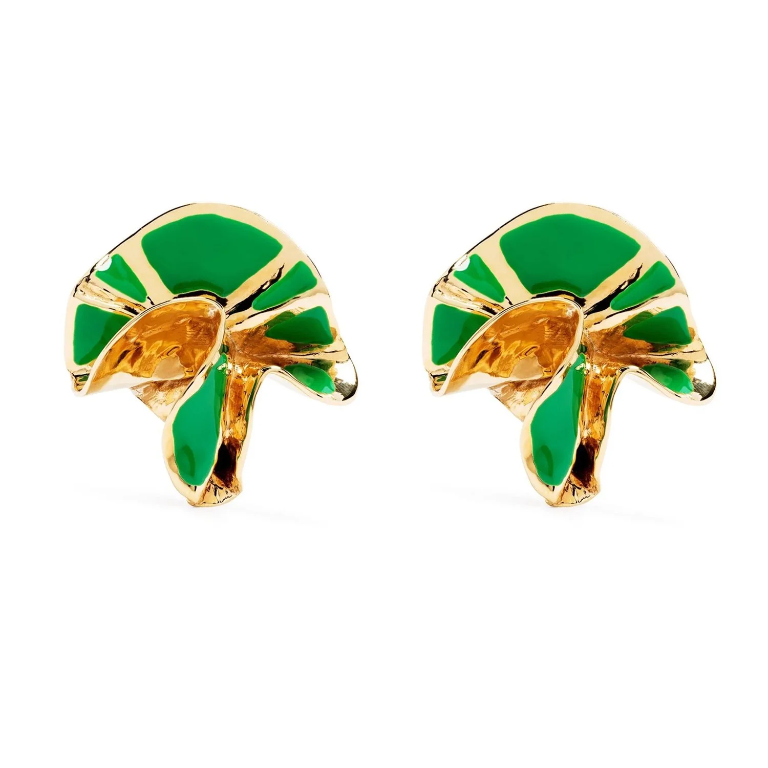 green-gold-enamel-delphinium-stud-earrings-sterling-king.jpg