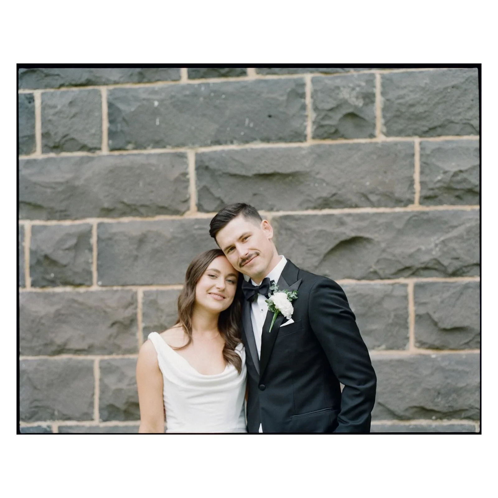 Alex and Andre looking adorable in front of bluestone Pentridge in Coburg

Wedding: @pohevents 🖤

🏷️ Melbourne film wedding photographer | medium format wedding photography