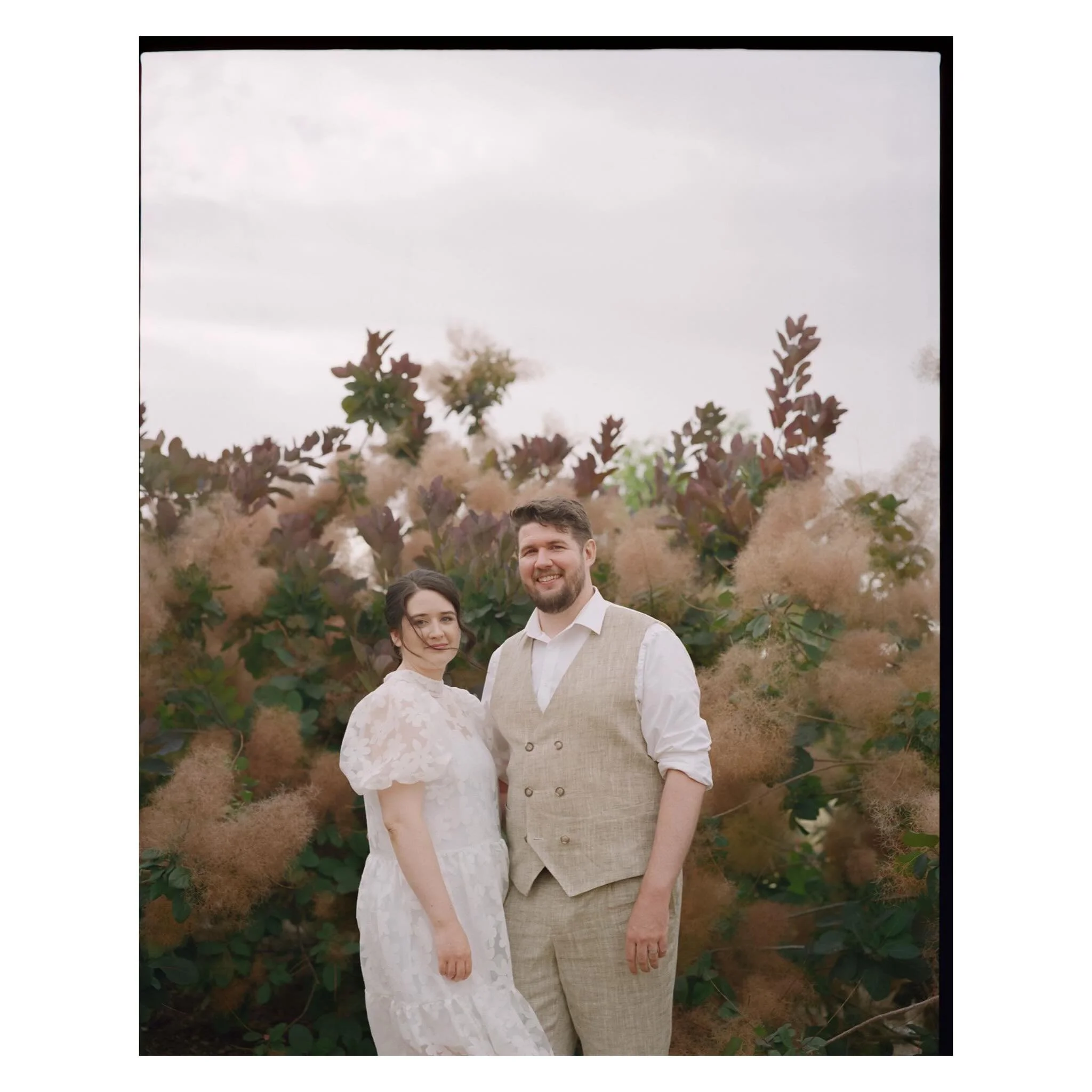 Part 1 of sweet moments from Harriet &amp; Harry&rsquo;s day. 

I just adore a party on family property <3 Harry&rsquo;s mum had cared for the grounds so beautifully, how special is that smoke bush! 

Celebrant: @acertaincelebration 
Catering: @ha