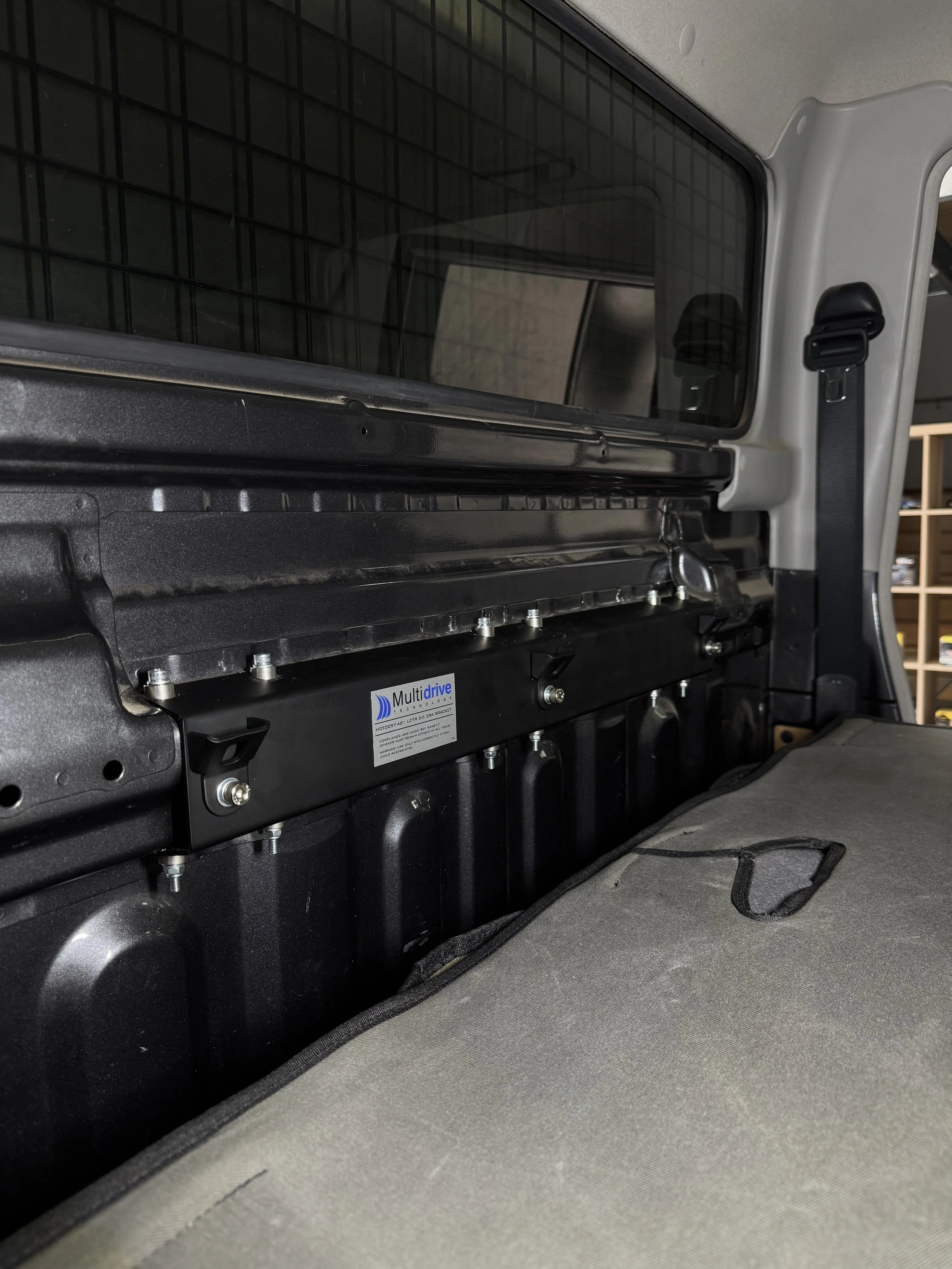 Additional anchor points for child restraints installed into 79 series by VASS1089, certified and engineered by VASS engineer with a VASS certificate.