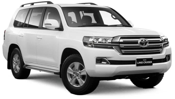 White Toyota Land Cruiser 200 Series with engineered third row child restraint anchor point installed in third row seats, ADR-compliant child seat anchor modification certified by VASS1089 in Victoria