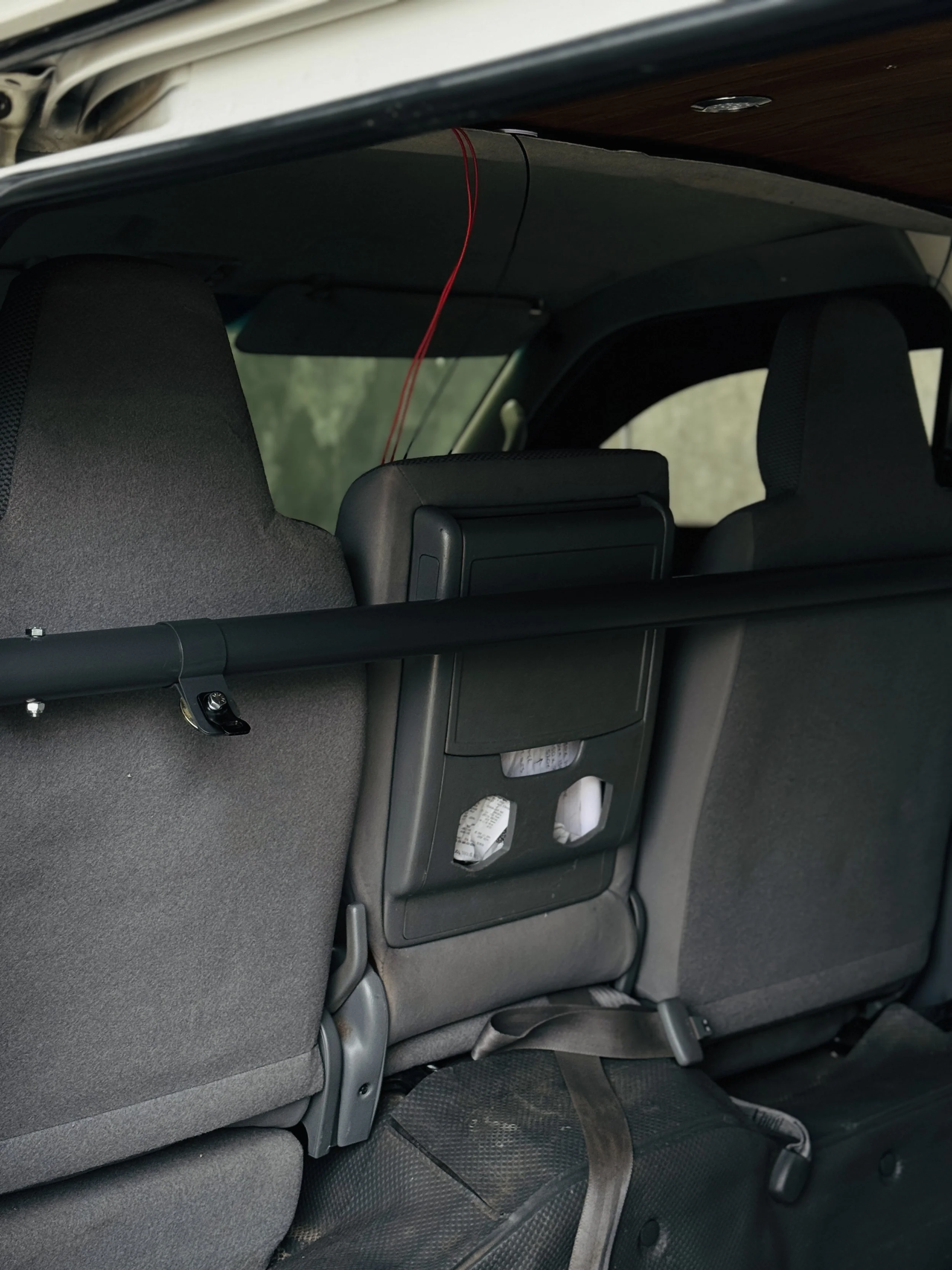 CRAB Bar installed into Toyota Hiace for front baby seat to be installed, installation certified by VASS1089, installation also done by VASS1089, vass certificate issued for anchor points installed in Victoria