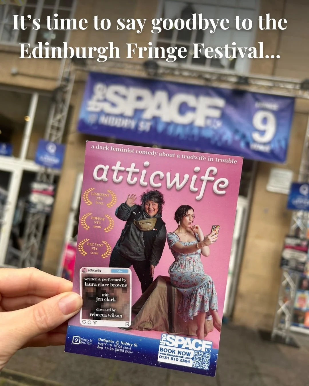 we could not be more grateful for all our successes, joys, beautiful moments, and wonderful people at EdFringe 2026 💖💖💖💖💖💖💖💖💖💖💖

thank you to everyone who made it special 💘

time to lock Astrid back in the attic (for now) 🤞