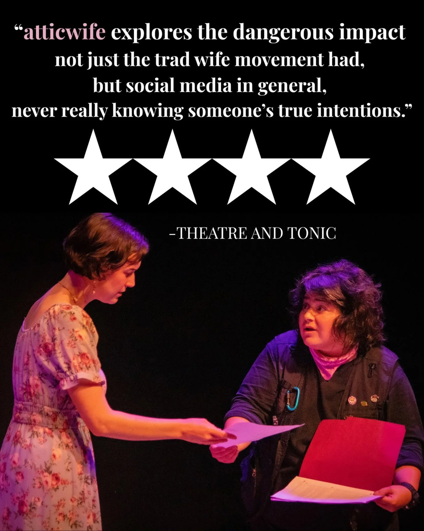 only two performances left, but it&rsquo;s never too late to post a review 💖💖💖💖