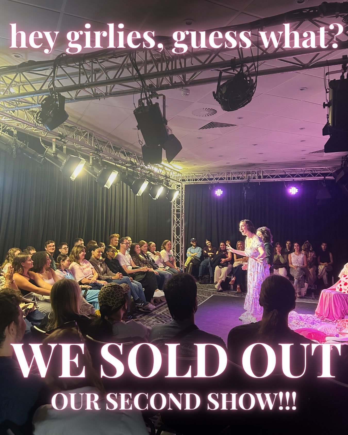the attic was full yesterday 💖💖💖💖💖💖

our third show is today at 4pm, DM us for a comp (very limited!!!!)
