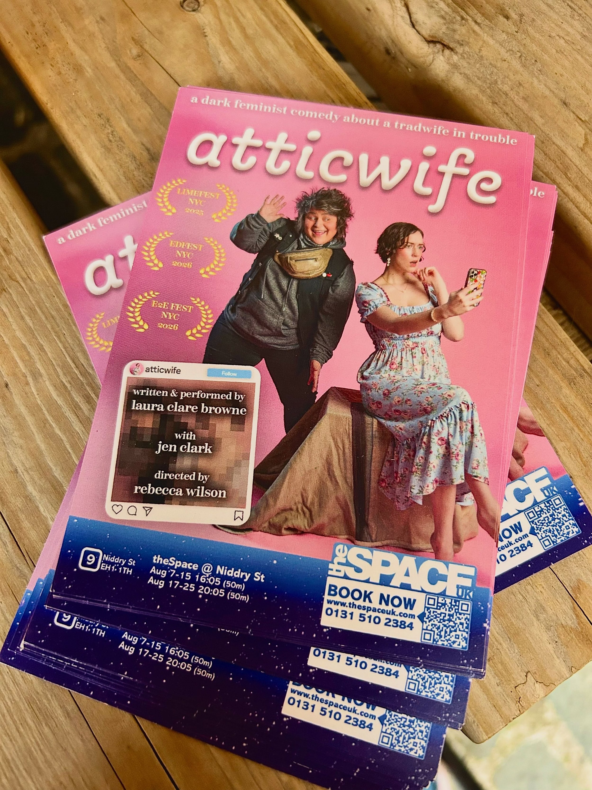 Catch us @thespaceuk (Niddry)
August 7-15 16:05 (50m)
August 17-25 20:05 (50m)
💖✨💖✨💖✨💖✨💖