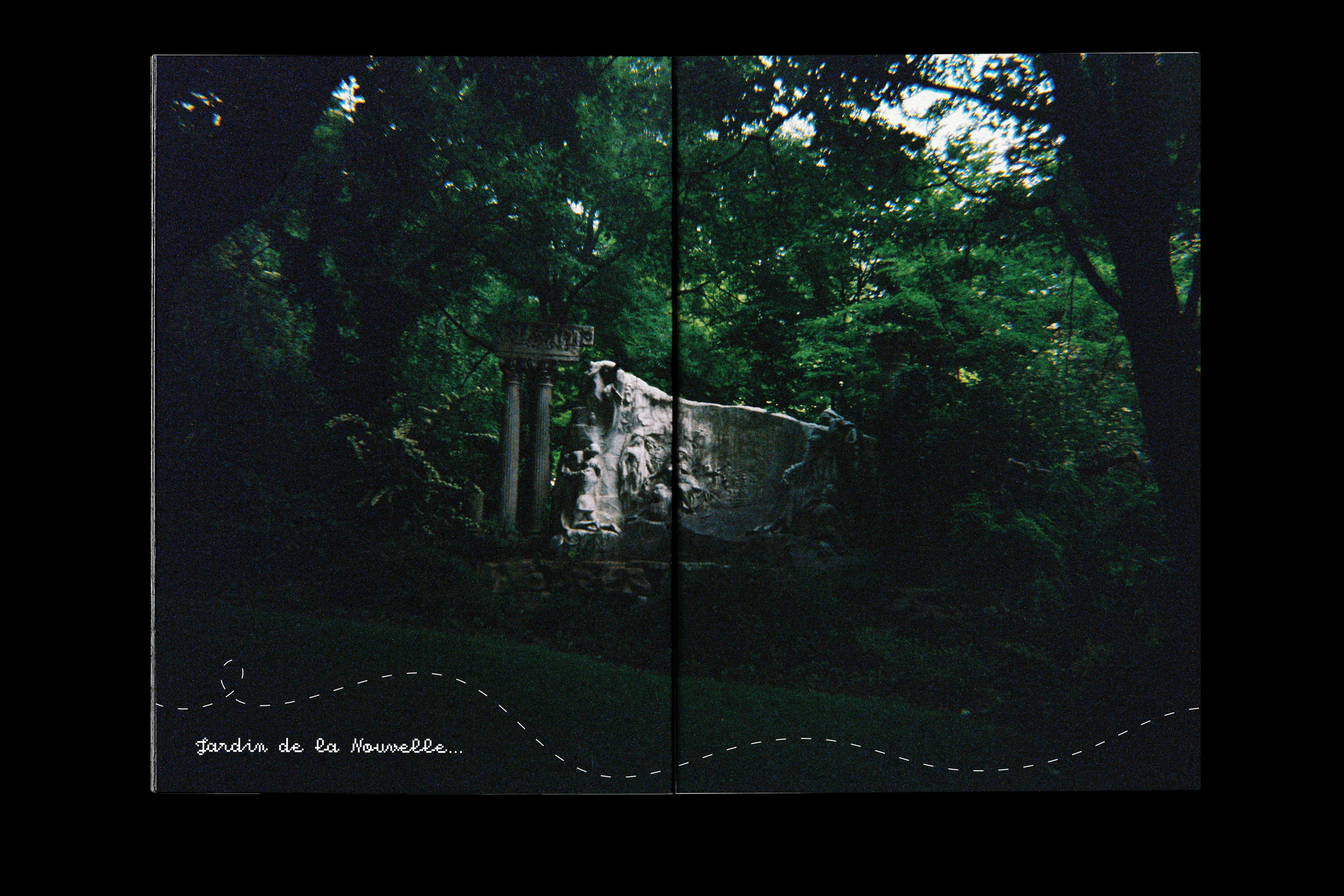 A zine I created to showcase the film photos I took while in Paris