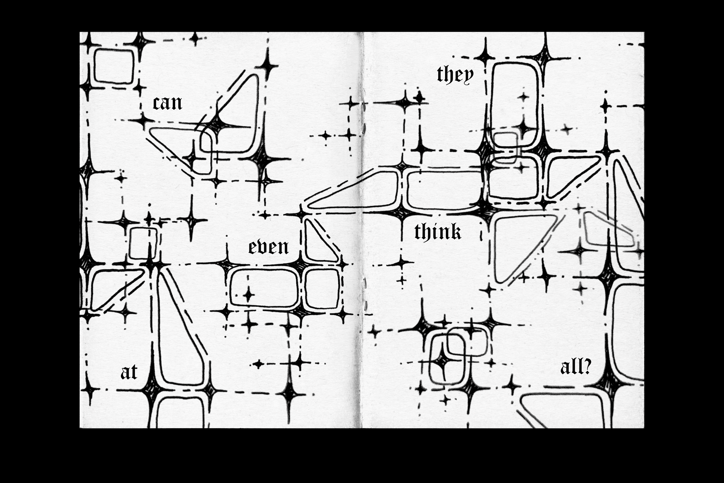 A zine inspired by some of the statues I photographed in Thailand