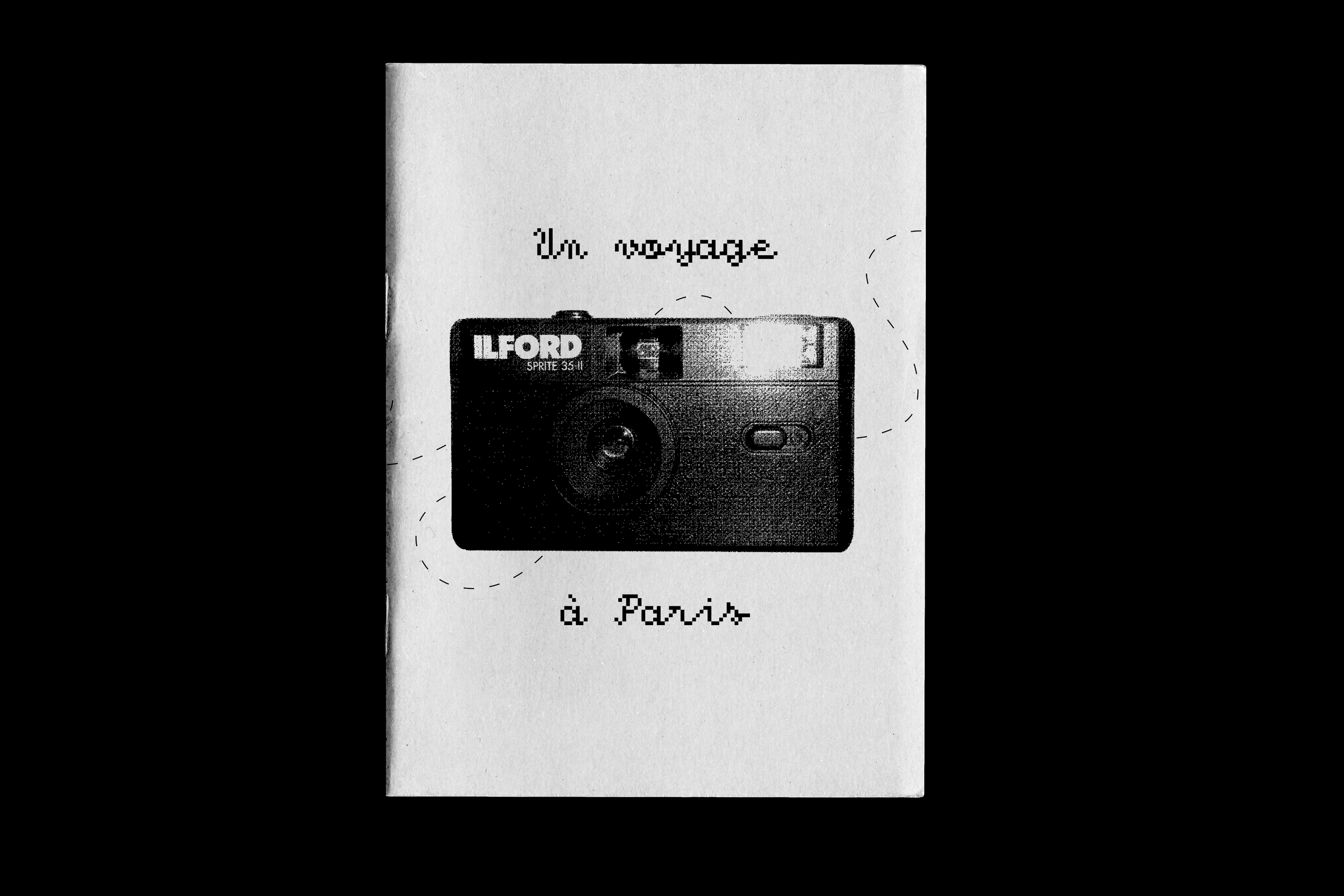 A zine I created to showcase the film photos I took while in Paris