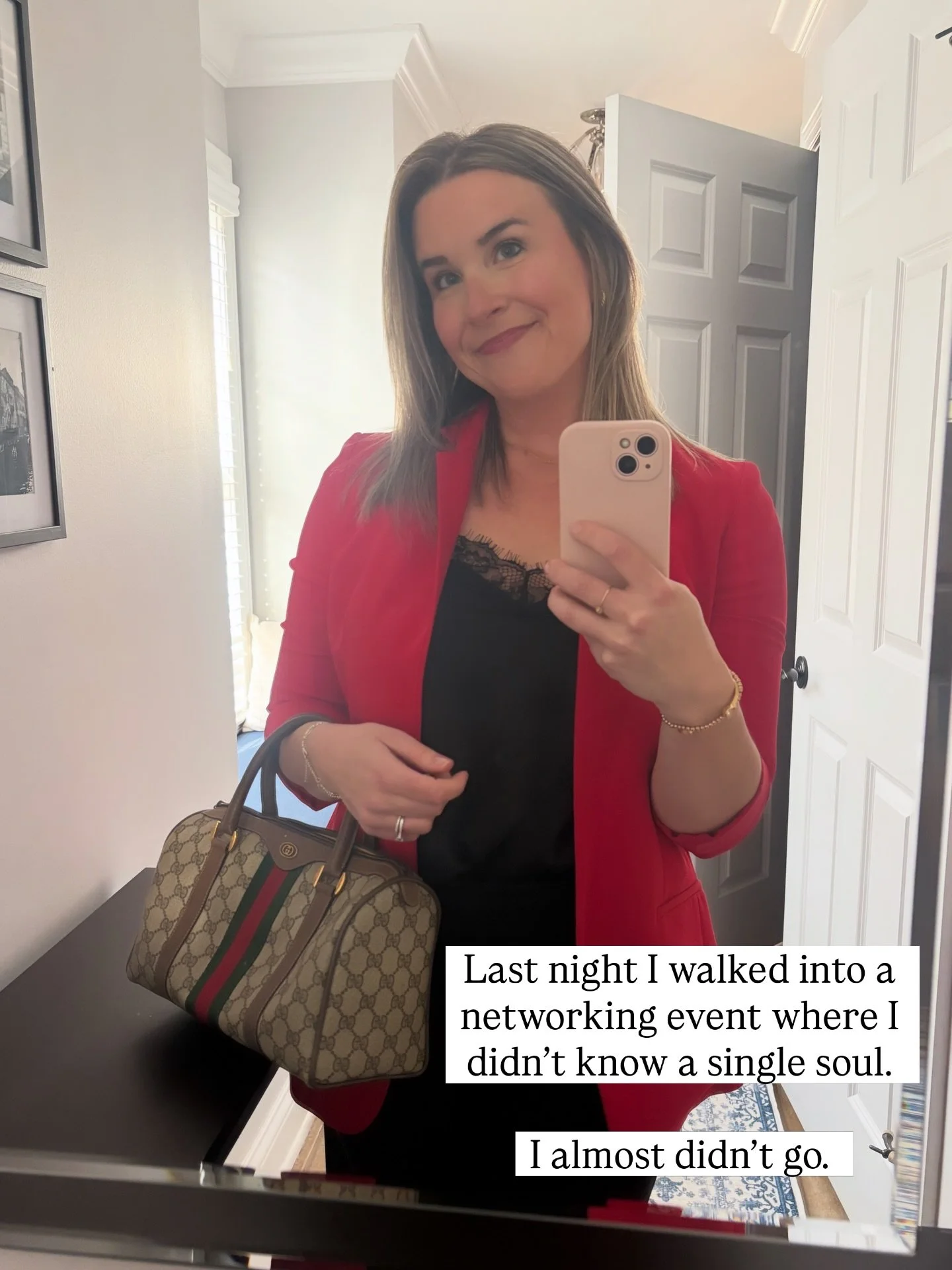 Last night I walked into a room full of HR and L&amp;D leaders I&rsquo;d never met. I almost didn&rsquo;t go.

I&rsquo;m navigating a layoff. I wasn&rsquo;t sure how to introduce myself or if I even belonged there. Showing up as the version of yourse