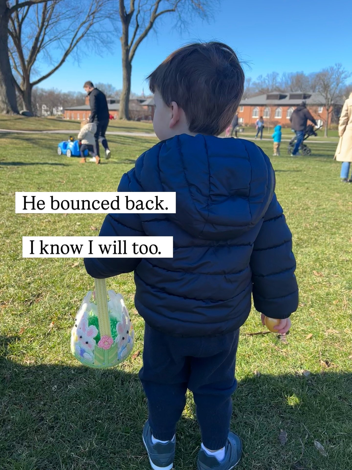 My son, James, had adenoid surgery last week and as we said our goodbyes before the OR, my mind naturally went to the worst case scenario. I let myself feel it, imagine it, and process it, and then pushed the thought away. Despite the unknowns, I had