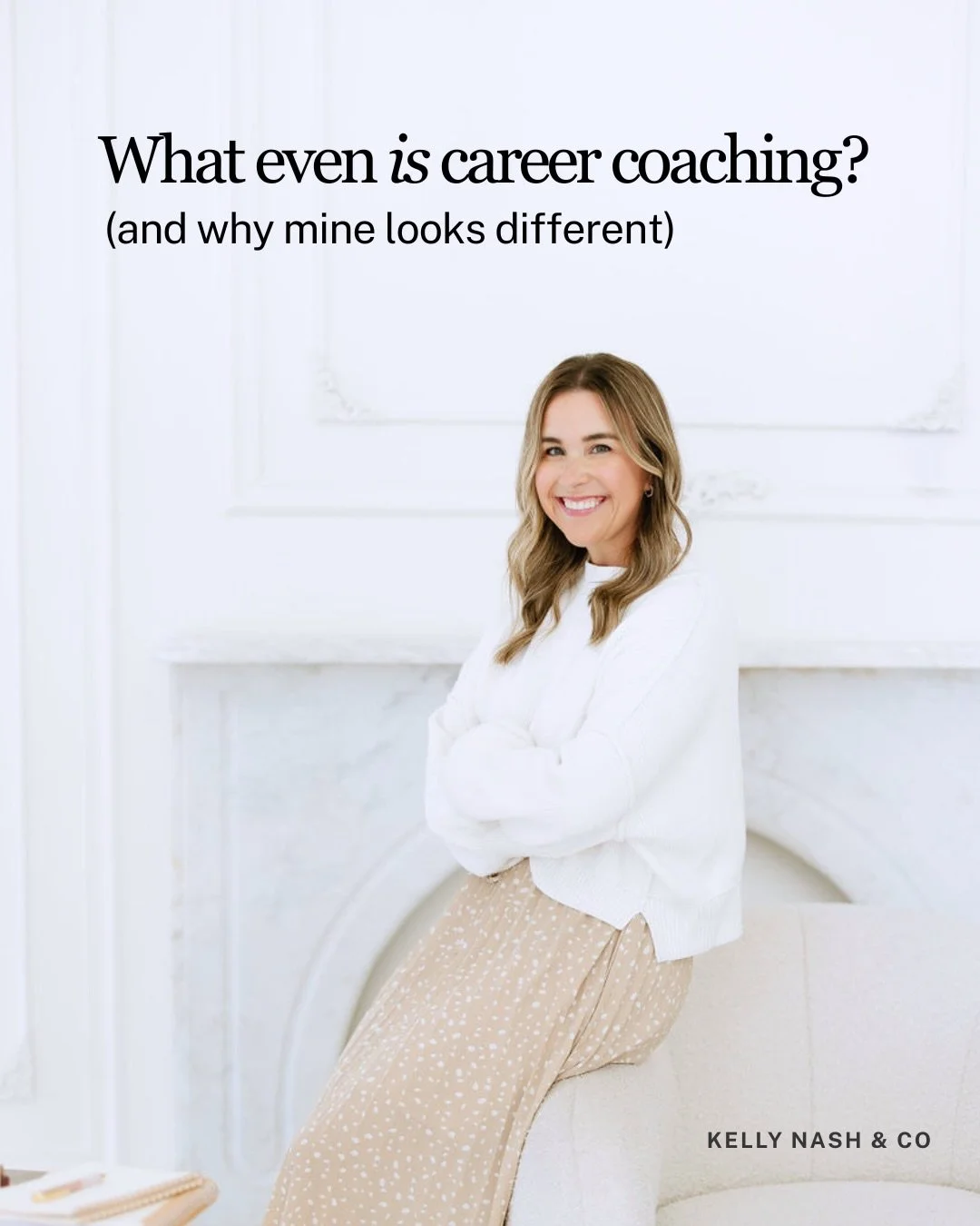 Most people come to me looking for tactical help, but they always walk away with something they didn&rsquo;t expect. Clarity on who they are and what they actually want.

Swipe through to see what career alignment coaching looks like with me. As you 