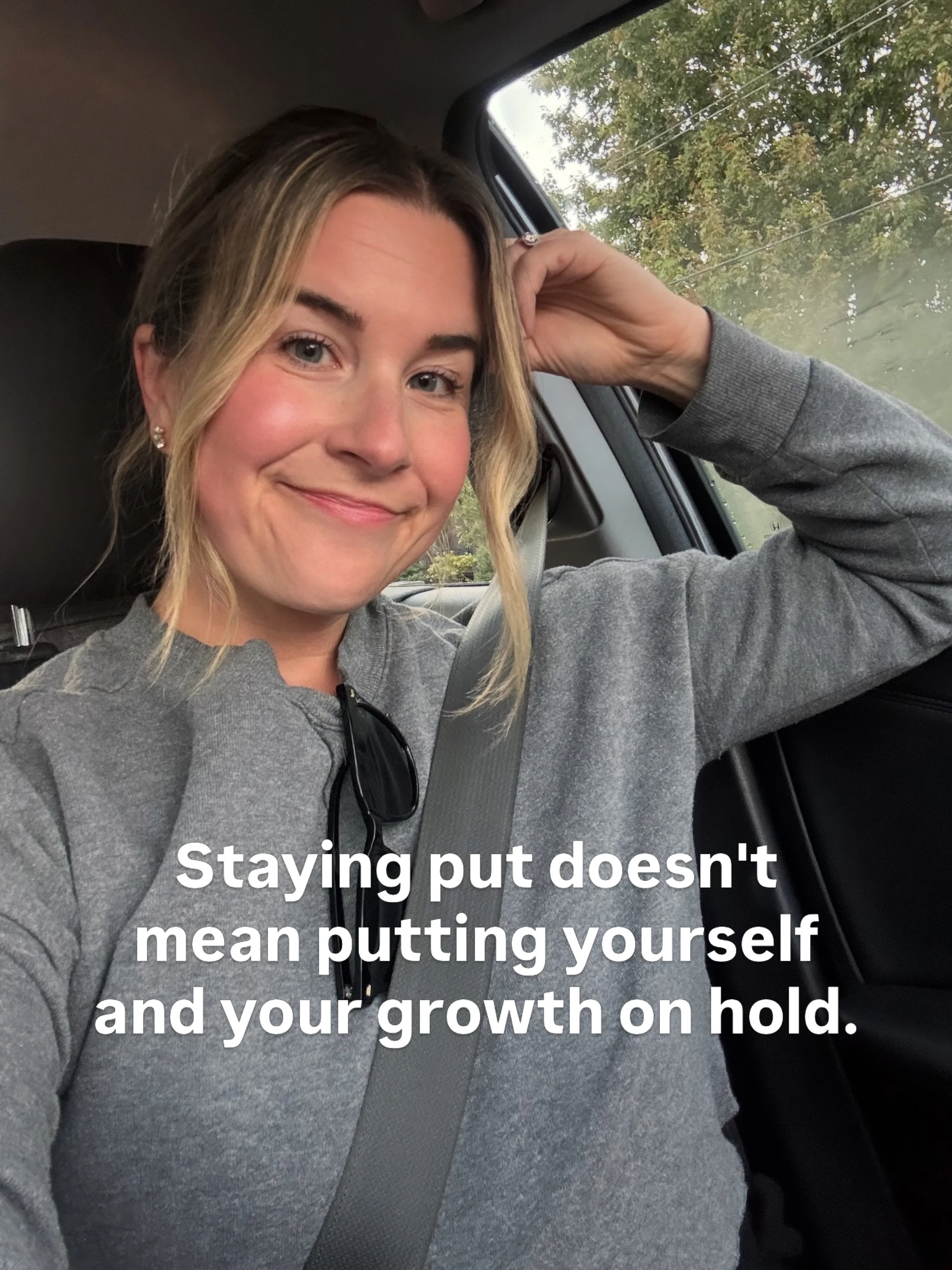 A quick reality check before you close your laptop for the weekend - you don&rsquo;t need to make a massive, dramatic career pivot right now just to prove you&rsquo;re listening to yourself.

In this dumpster fire of a market, staying put might actua