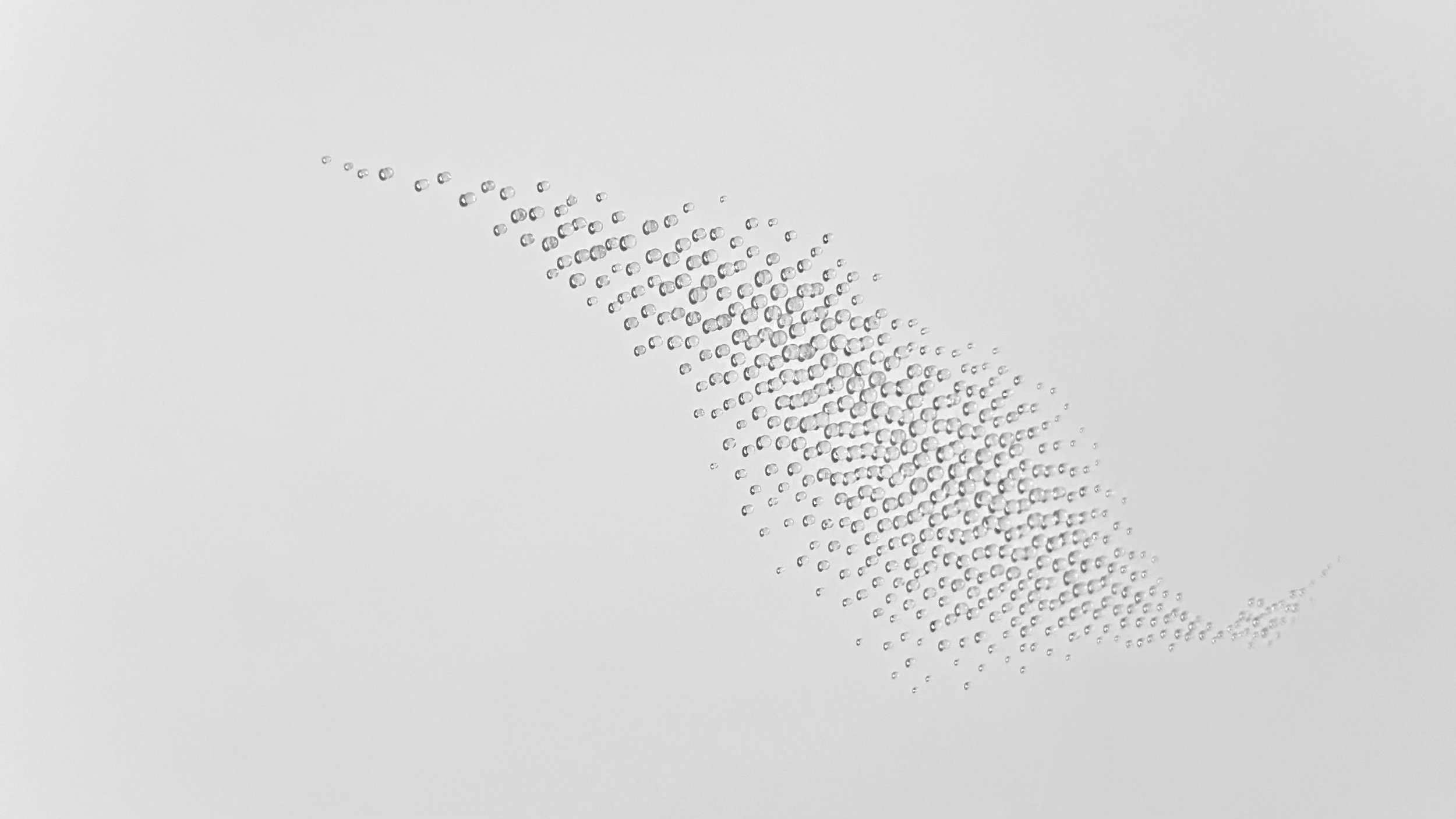 Apparition, 2023 (detail) - Glass on Yupo paper - 60 cm x 76 cm - 2,500$ CAD - Photo: Michael Patten
