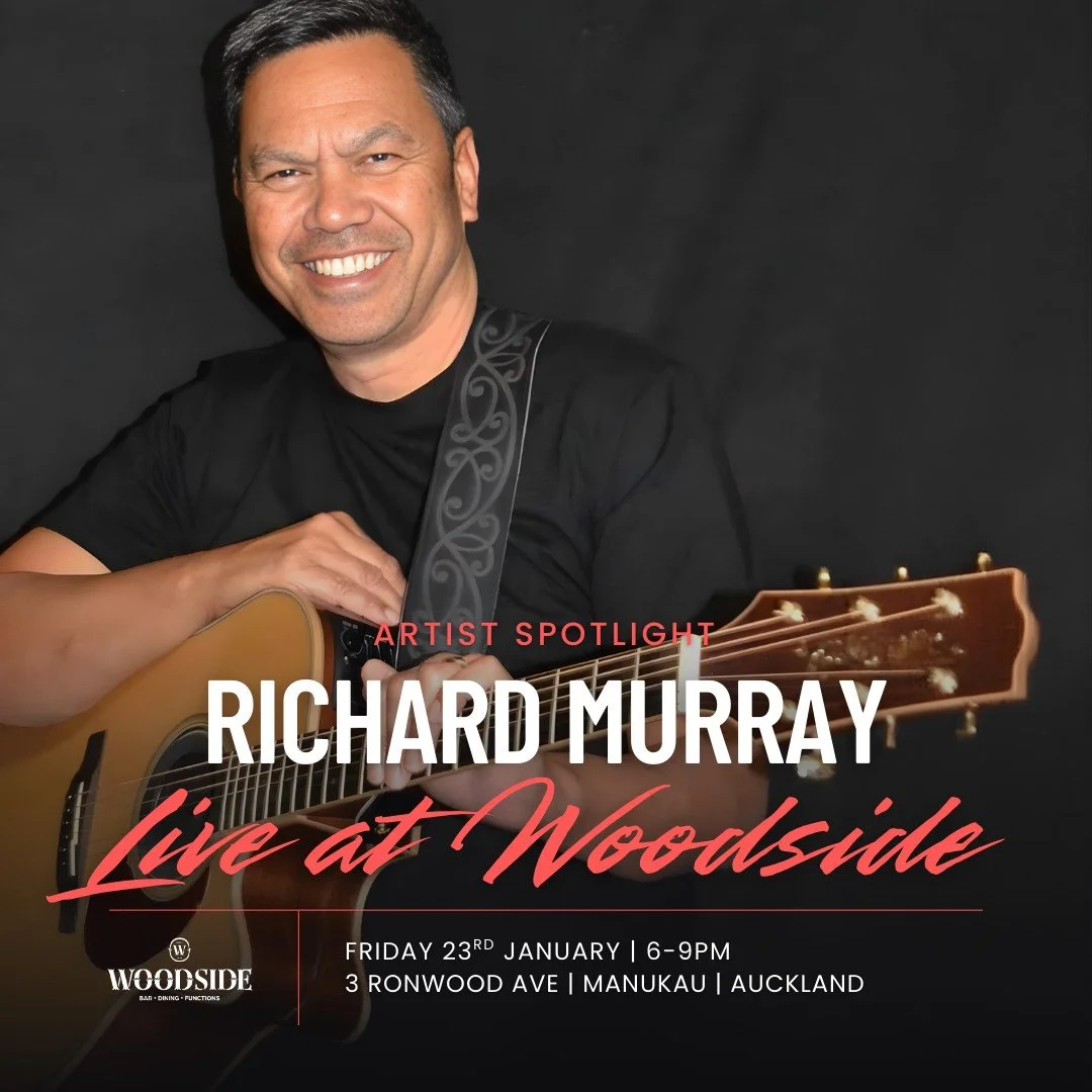 Tonight we have Richard Murray in the house to make that weekend atmosphere come alive! Book your table or try your luck as a walk-in..
Cold drinks🍻 tasty bites🥗 and live music!🎸

www.woodside.org.nz/book-a-table