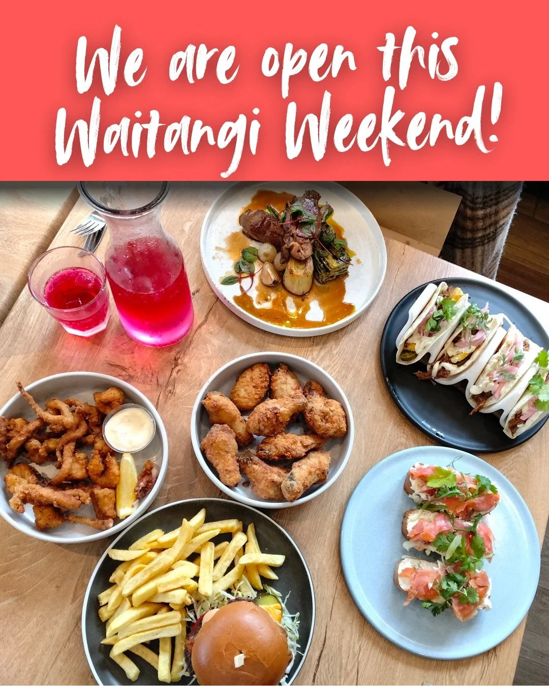 Waitangi Weekend = extra time 🤩
We&rsquo;re open all long weekend at Woodside 😎
