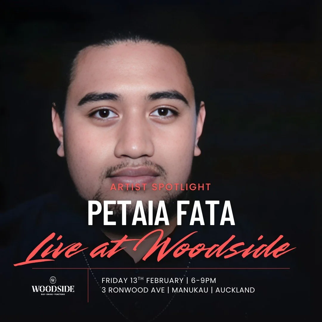 We&rsquo;re excited to welcome @petaiafatamusic to Woodside this Friday for a night of great tunes and great company! 

Come unwind with us and enjoy the music✨

See you there! 🍻🎵