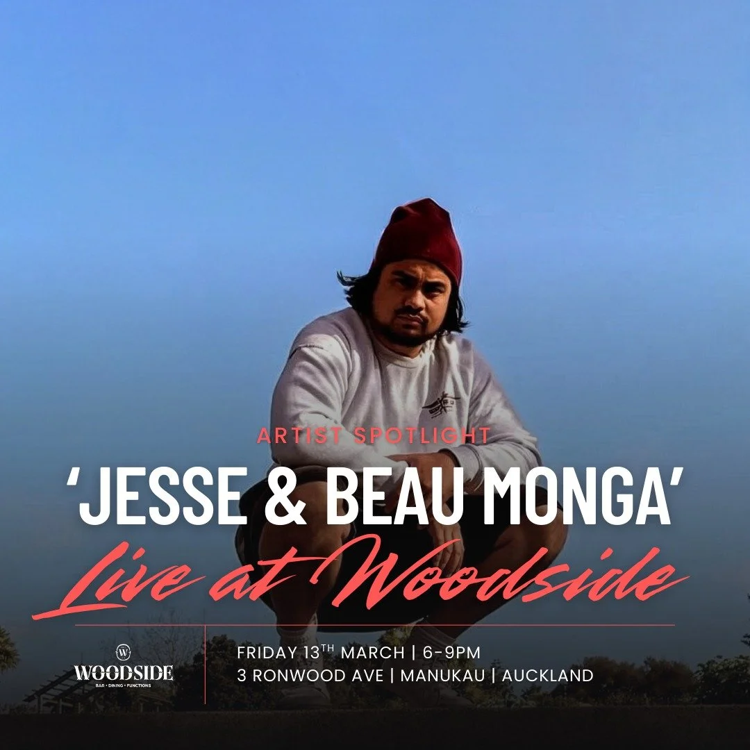 This Friday we have @mongajesse &amp; @beaumonga LIVE at Woodside, join us from 6pm for a great night!

🎶 @monga_music 🎶
