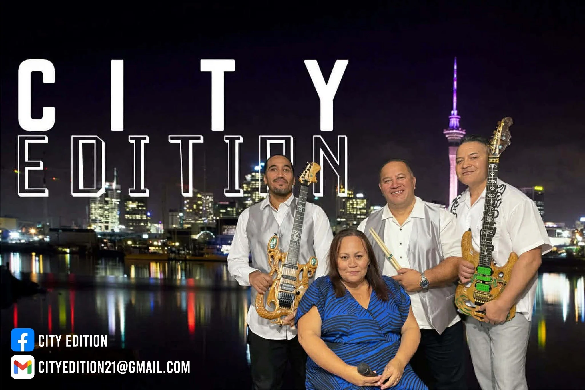 CITY EDITION  are hitting the stage at Woodside this Saturday!

📆  Saturday 28th March
⏰  7:30 - 10:30pm
📍 Woodside Bar, Dining &amp; Functions | 3 Ronwood Ave, Manukau

With Kiri, Mark, Jade, Hirini and Ellis locked in, expect a night full of grea