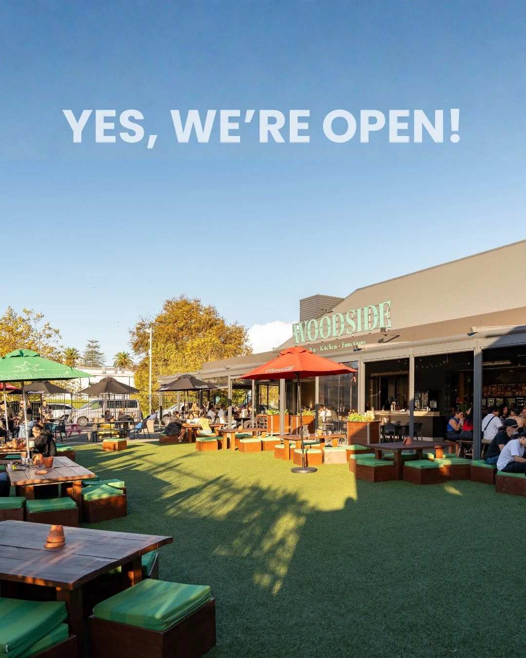 We&rsquo;re open all ANZAC long weekend ☀️

Sun&rsquo;s out, good food to eat - and no pesky surcharge either 🙌

🎶 Live music from 6pm Friday with After Hours 
😋 Fish &amp; Chip Friday special just $20!
🏉 Warriors v Dolphins LIVE on Saturday from