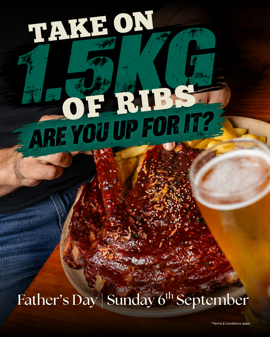 Fathers Day 1.5KG Ribs Challenge