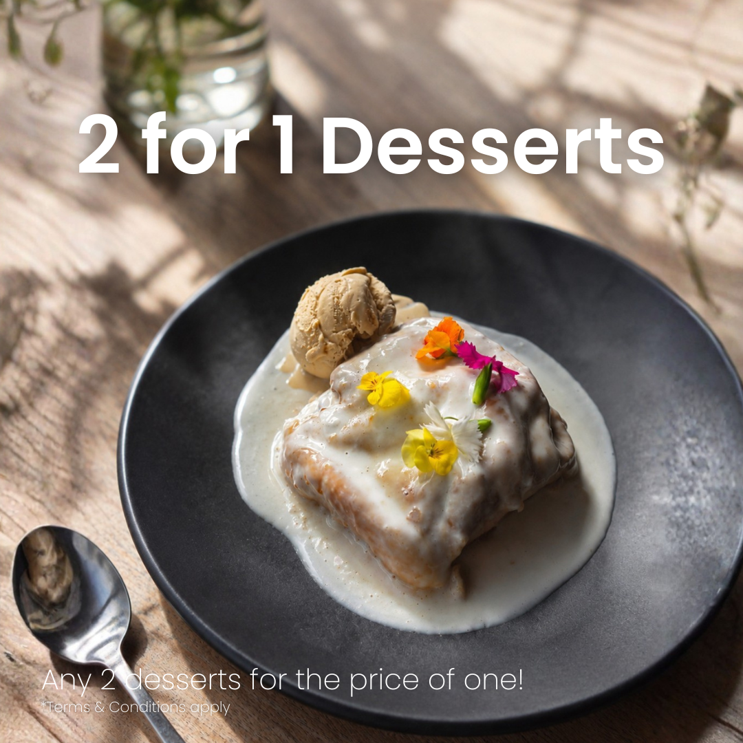 Coconut Bun Monday special 2 desserts for the price of 1