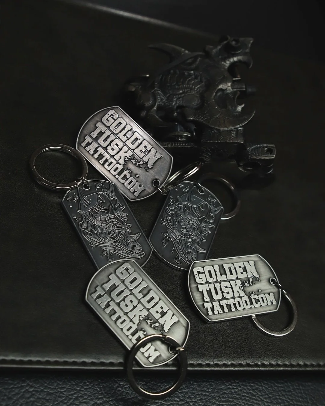 Make sure you collect your complimentary key chain when you get tattooed at @goldentusktattoo key 🔐