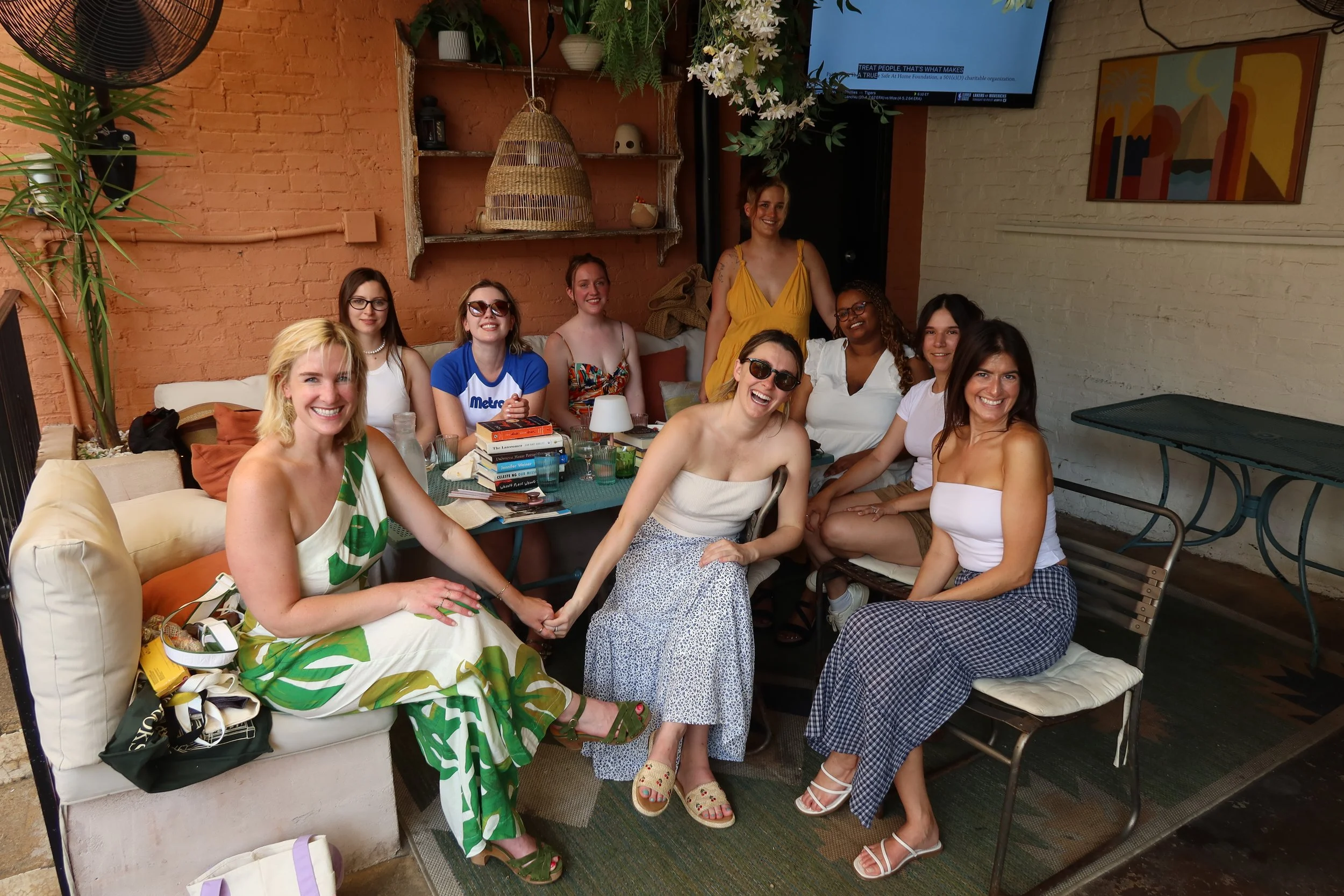 Women at a bookclub