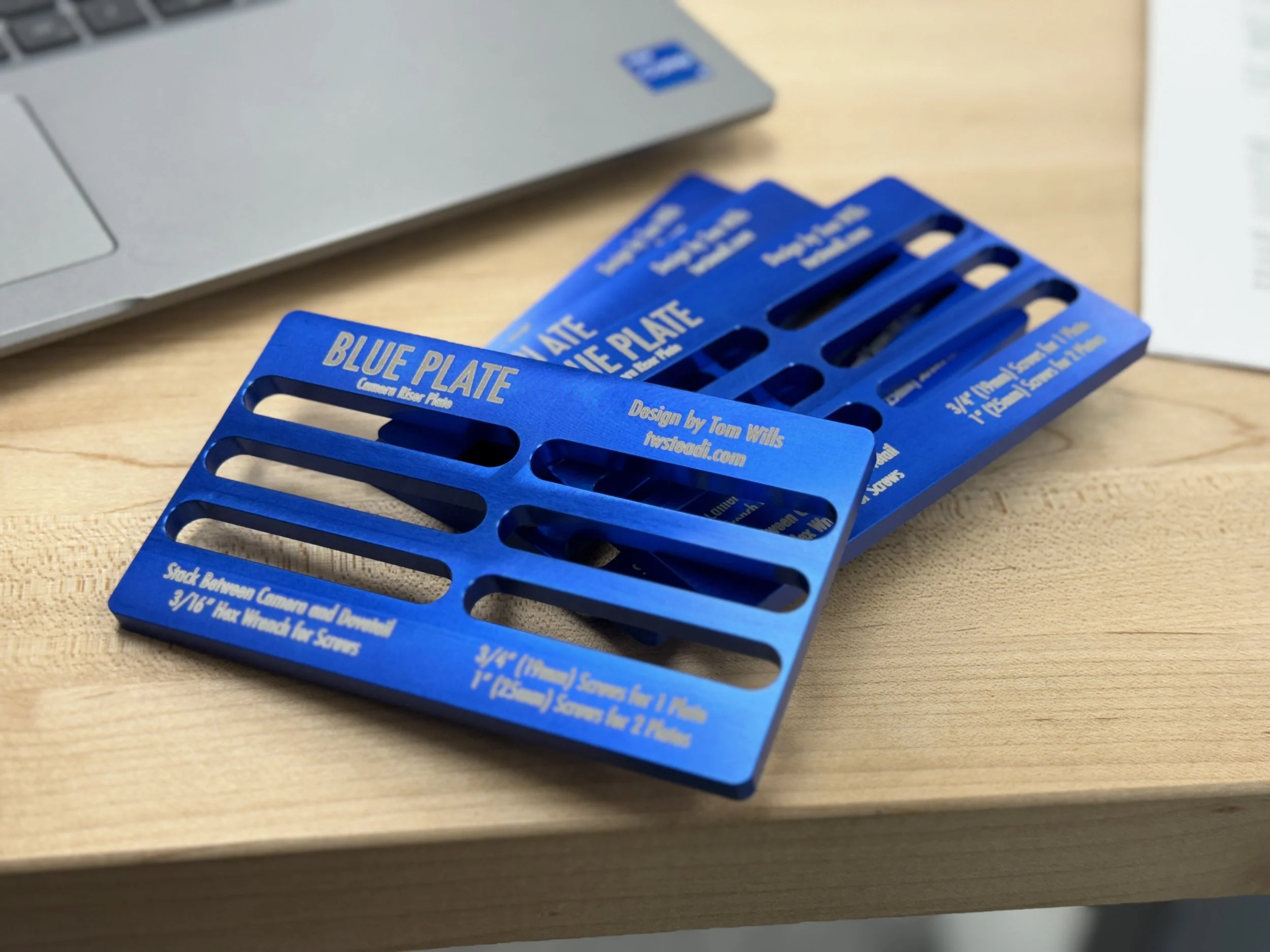 BluePlate Riser Plates - Pack of 2 with Screws — Tori Wills, SOC