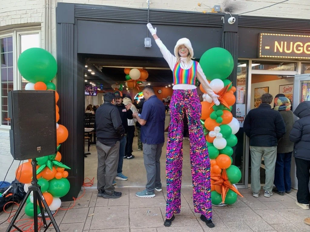 Clown Stiltwalker