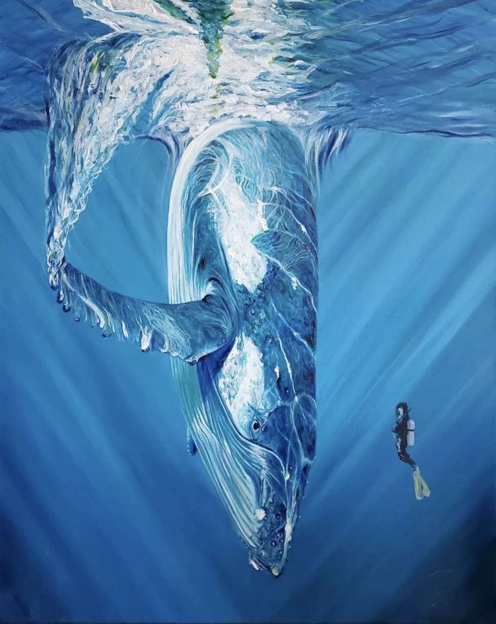 Diving Deep Original Acrylic on Canvas