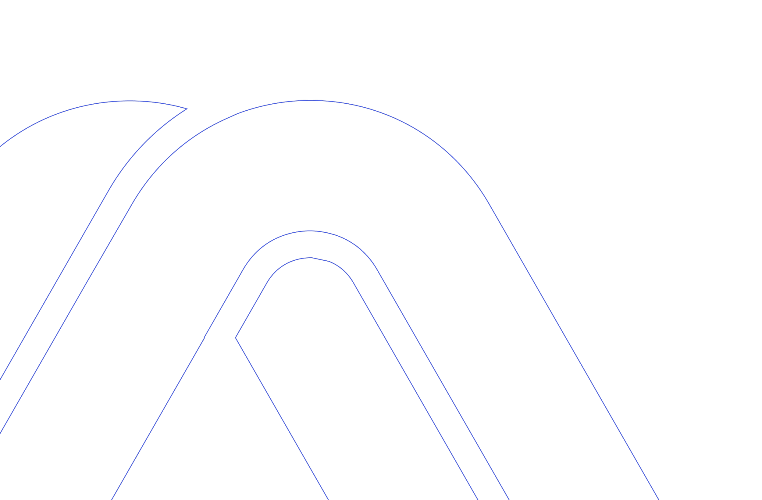 Abstract black background with blue curved lines forming a pattern.