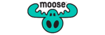Cartoonish skull with horns and snake details, turquoise and black color scheme
